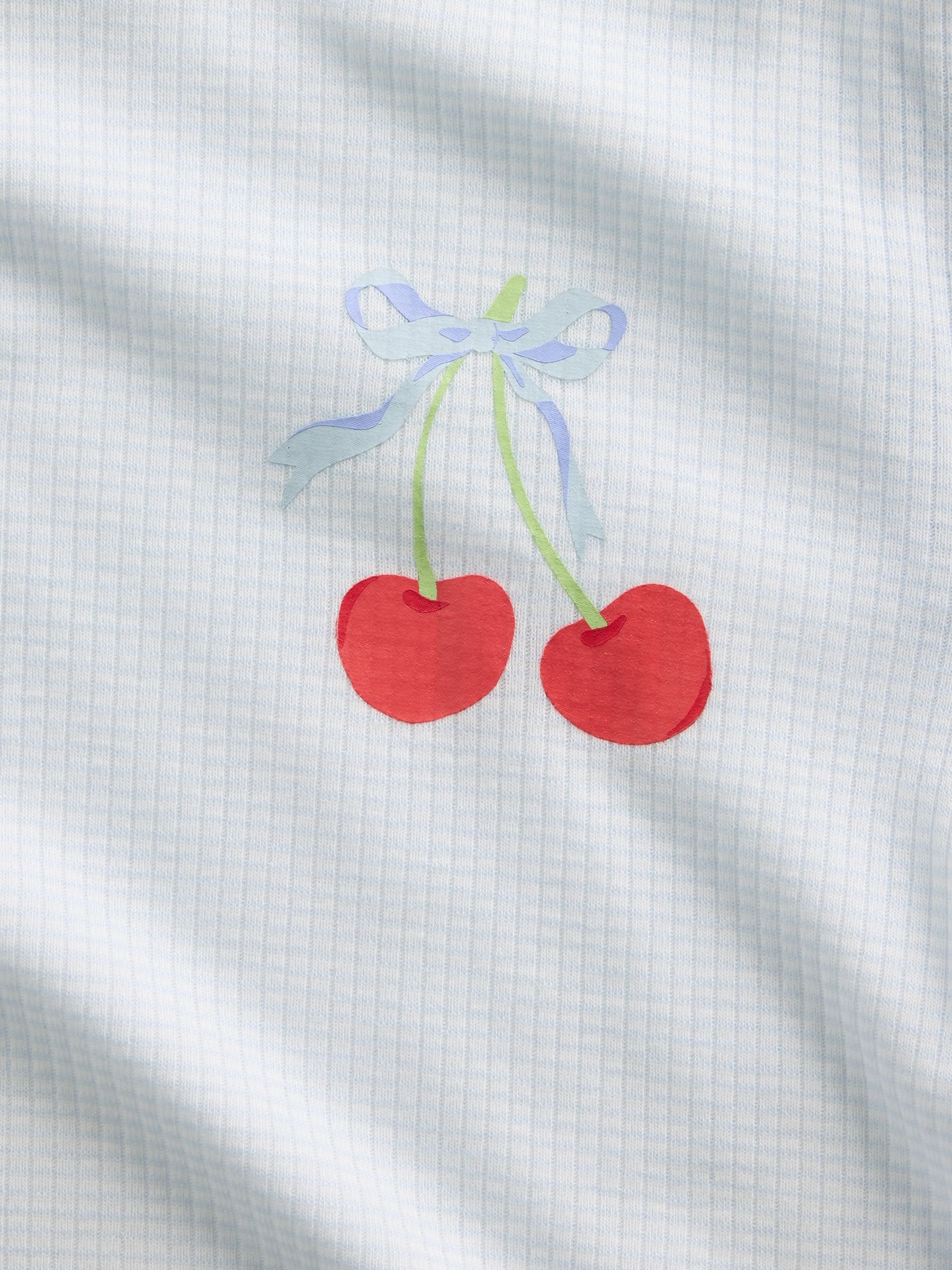 Blue Rib Pyjamas short Set - Image 4 of 4 Blue Rib Pyjamas short Set - Image 4 of 4