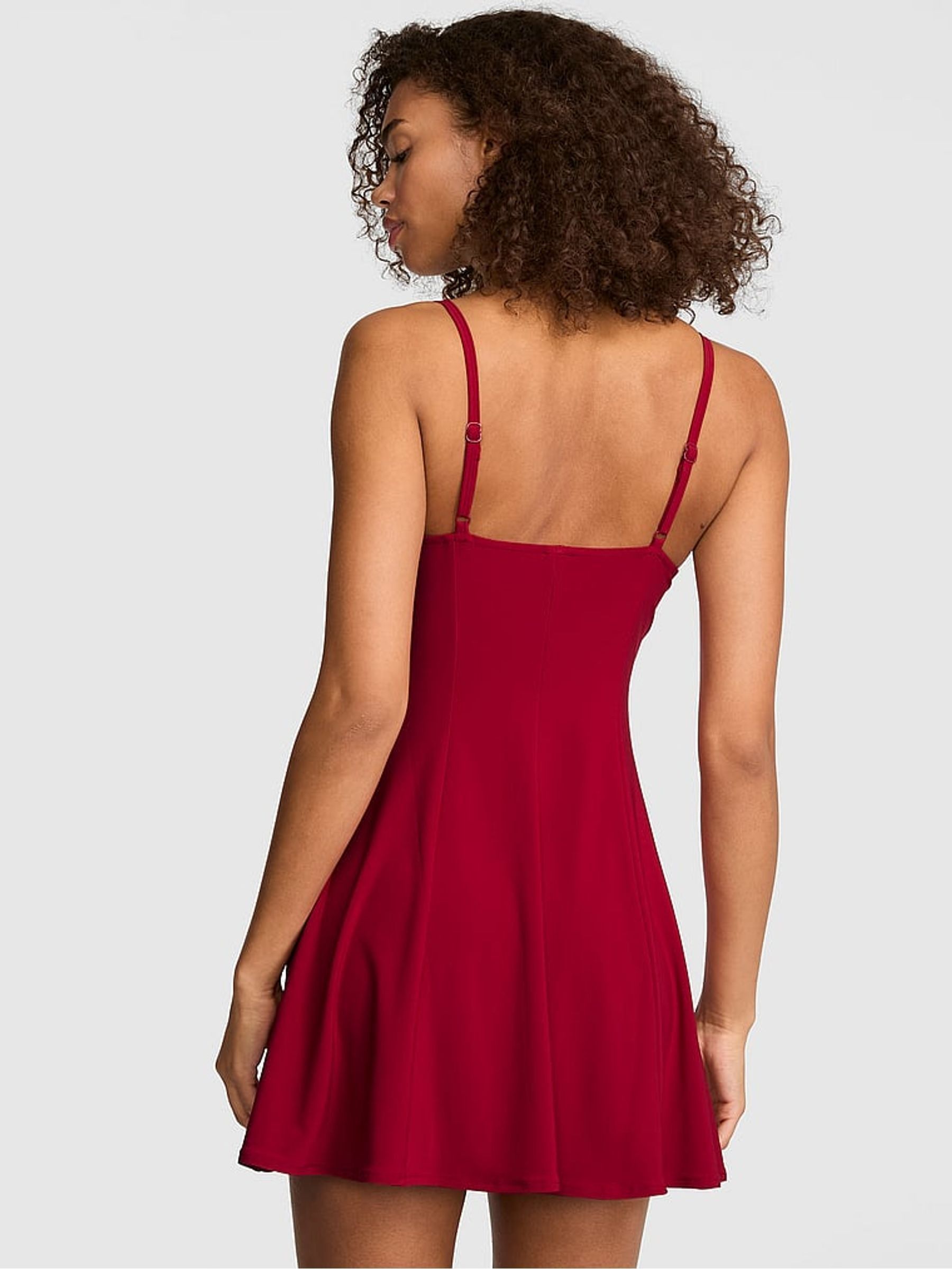 Red Lacquer Corset Dress - Image 2 of 2