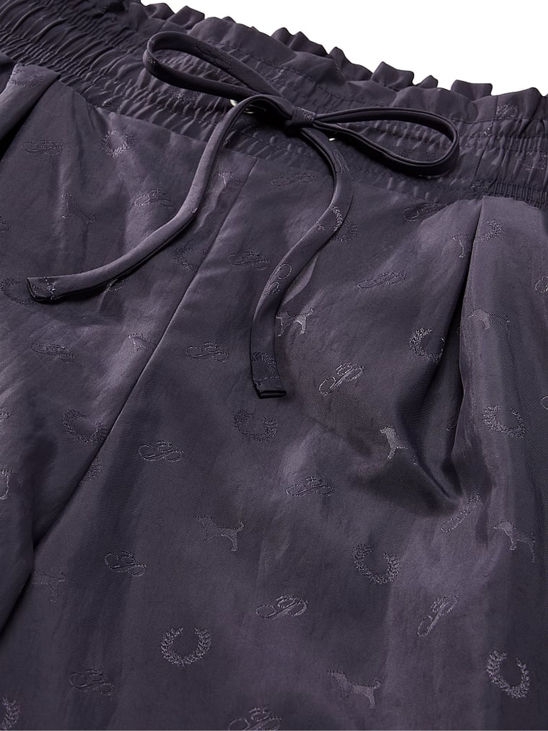 Twilight Grey Woven Wide Leg Trousers - Image 3 of 3 Twilight Grey Woven Wide Leg Trousers - Image 3 of 3