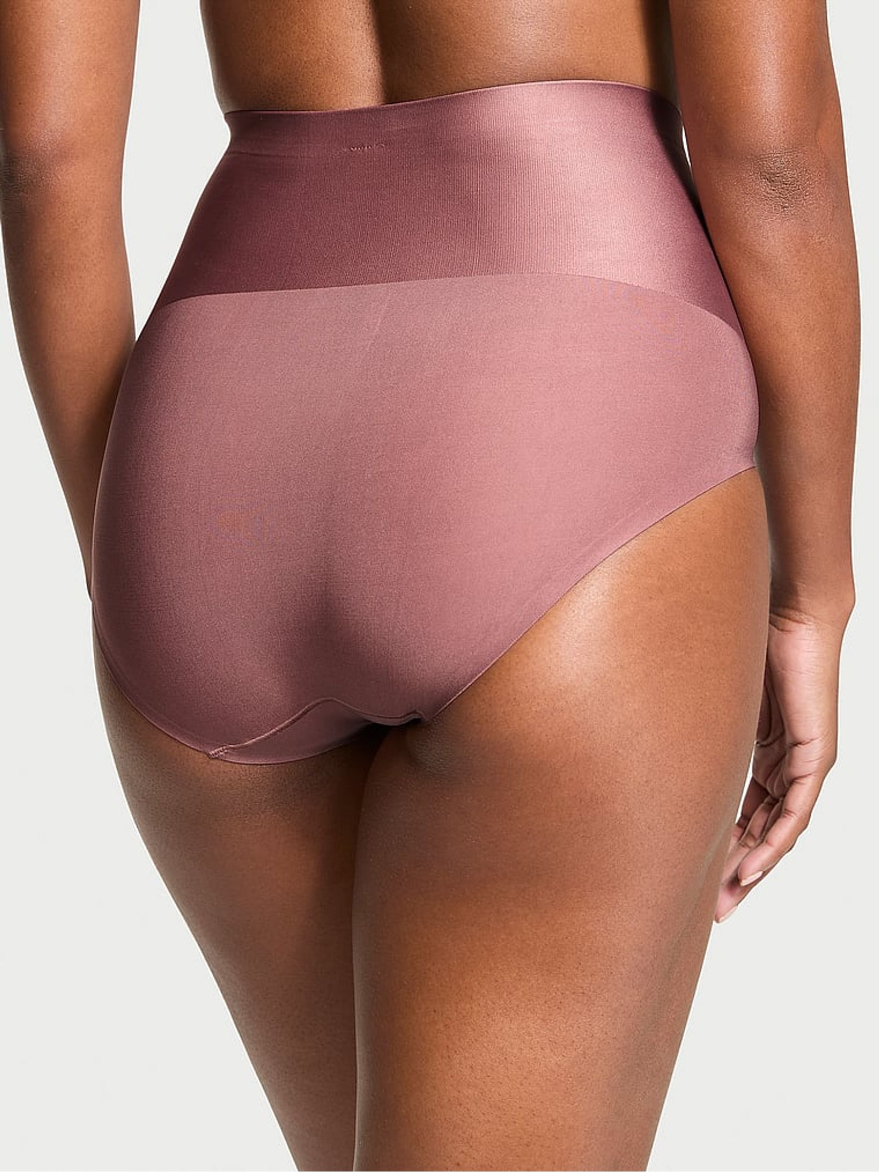 Vintage Rose Pink Brief Shaping Knickers - Image 2 of 3