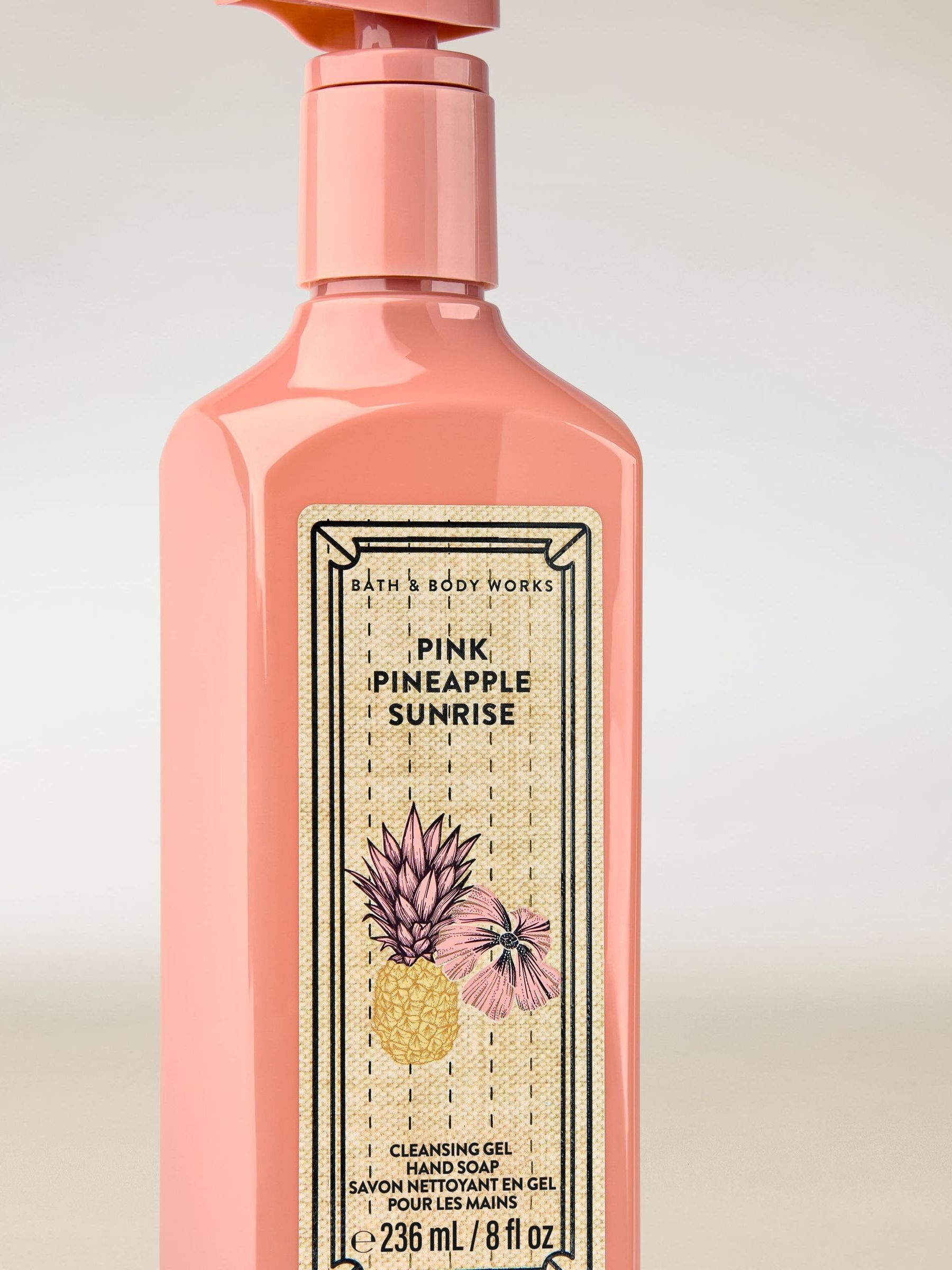 Pink Pineapple Sunrise Cleansing Gel Hand Soap 236ml - Image 2 of 4