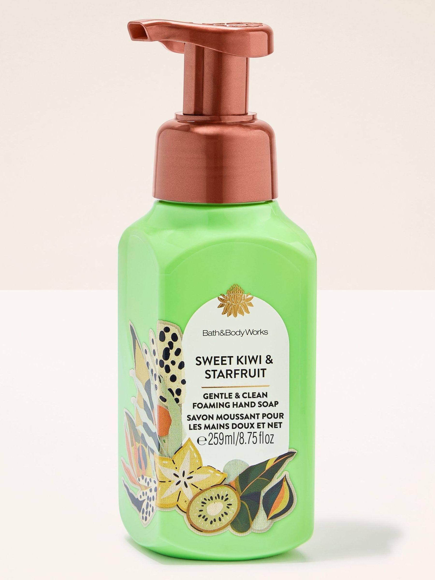 Sweet Kiwi and Starfruit Gentle & Clean Foaming Hand Soap 259ml - Image 1 of 4