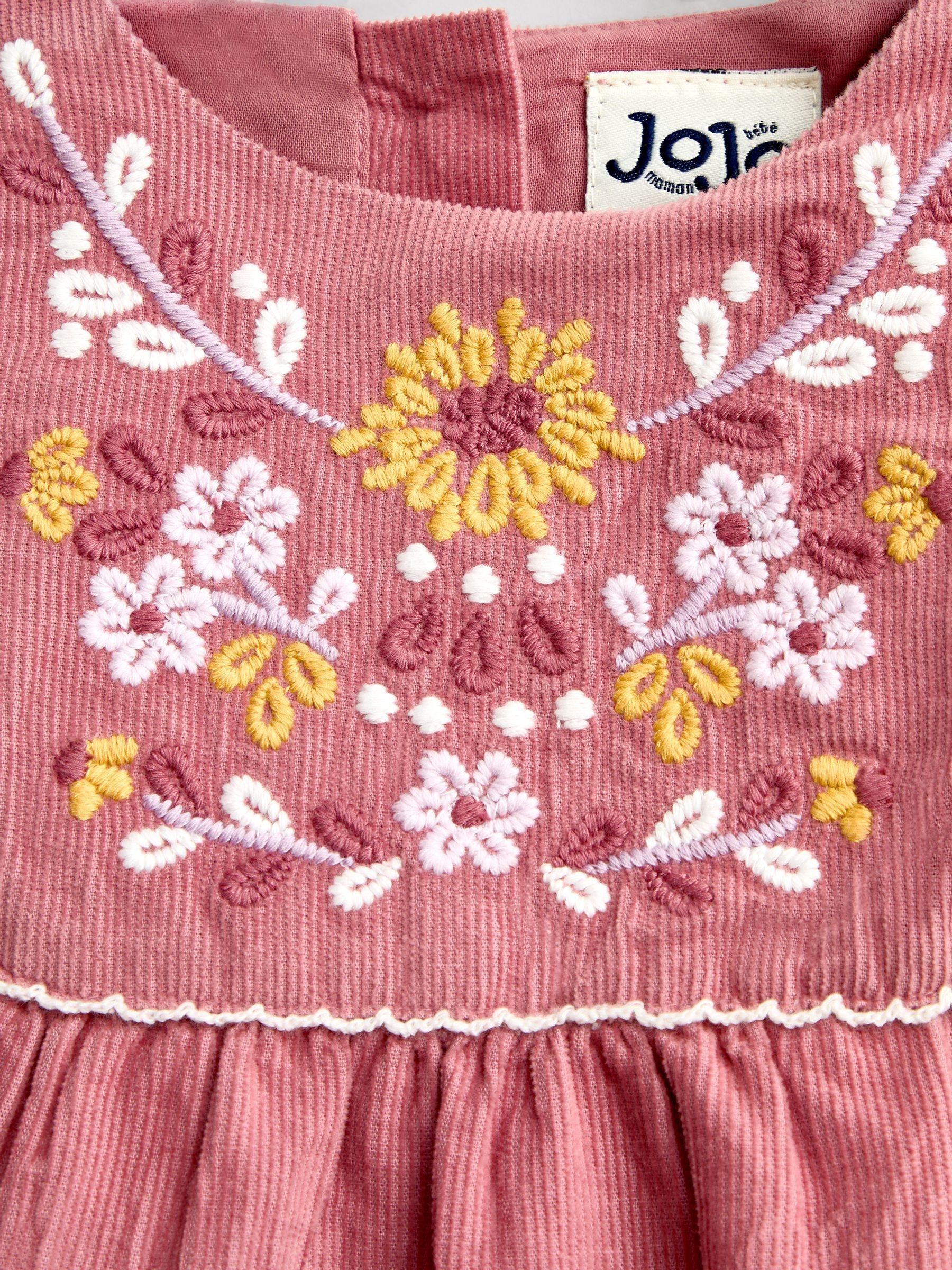 Dusky Pink Embroidered Dress Set - Image 8 of 8 Dusky Pink Embroidered Dress Set - Image 8 of 8