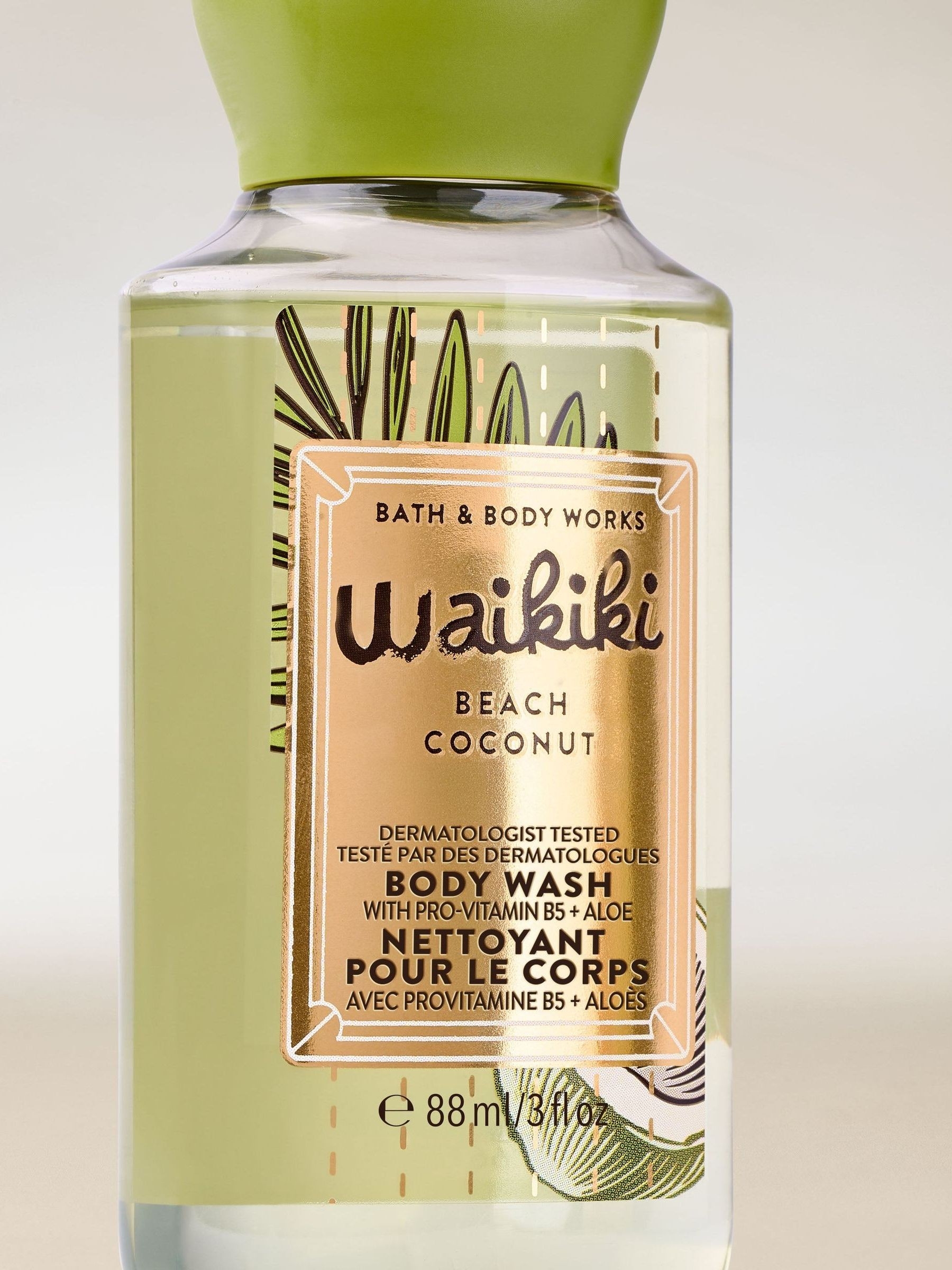 Waikiki Beach Coconut Travel Size Body Wash 88ml - Image 2 of 4