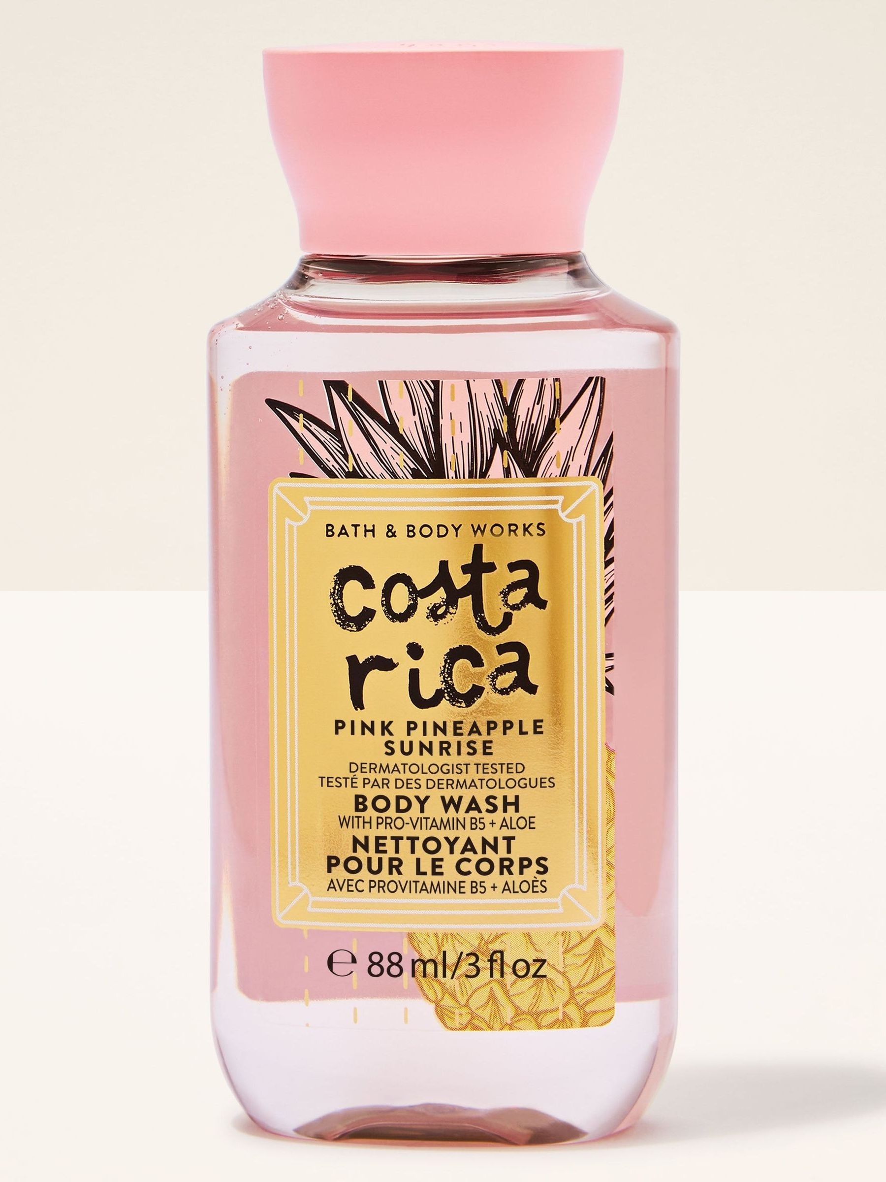 Pink Pineapple Sunrise Travel Size Body Wash 88ml - Image 1 of 2