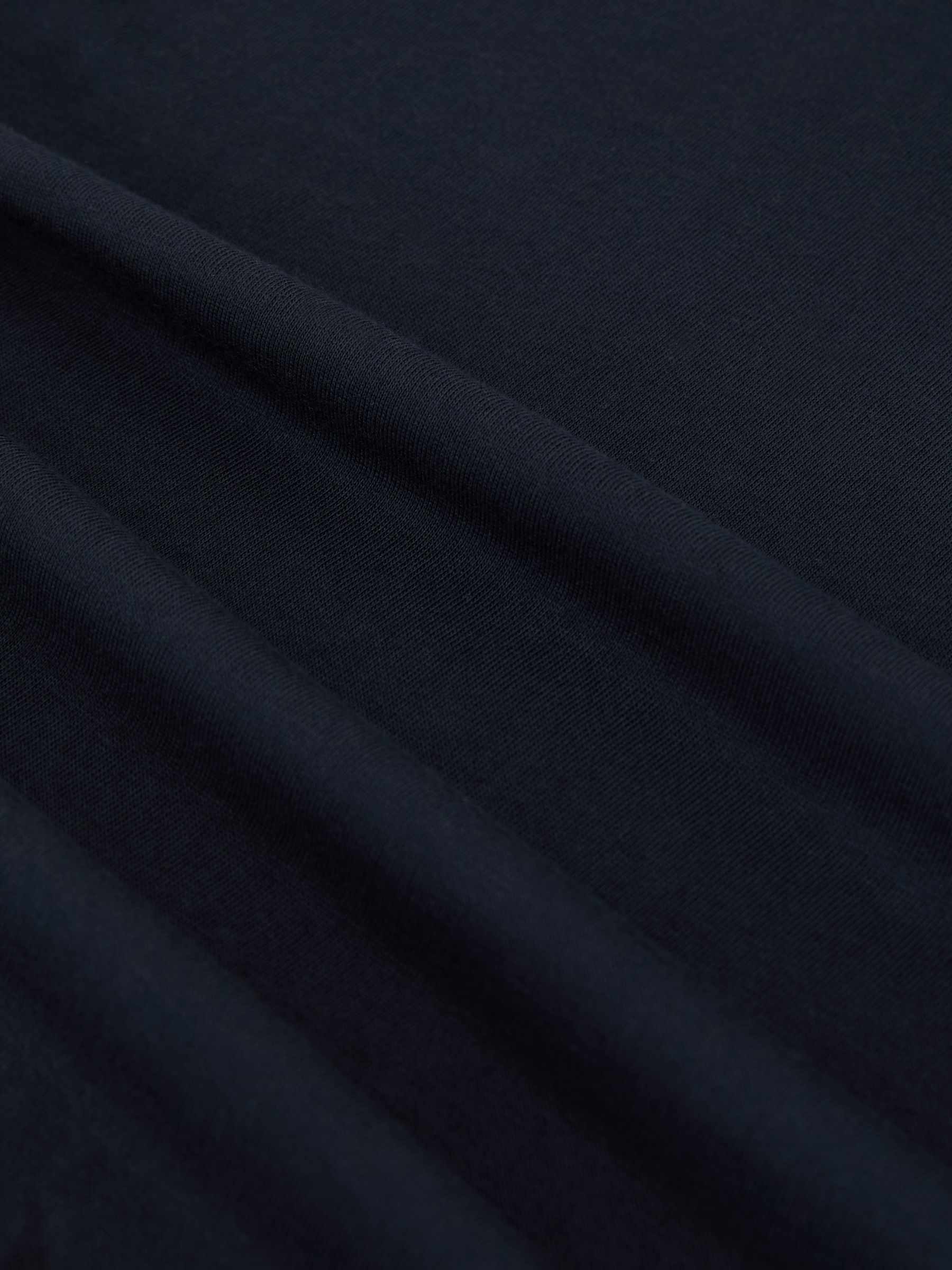 Cotton-Modal Crew-Neck Modern-Fit T-Shirt in Navy - Image 6 of 6