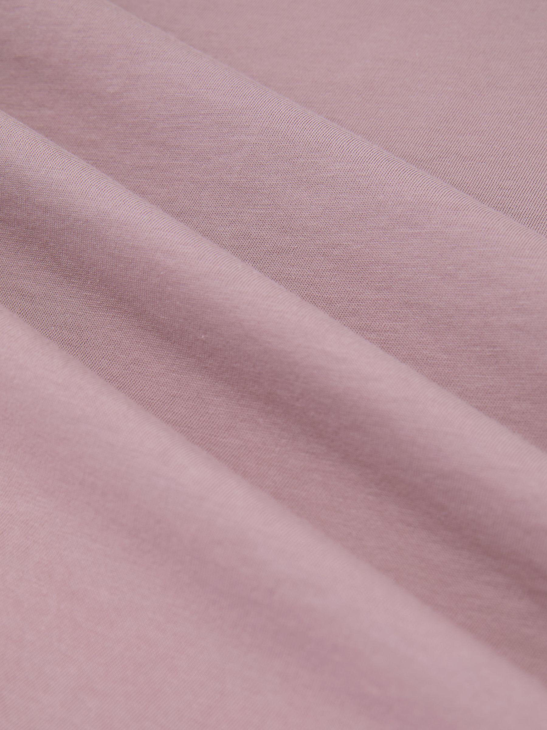 Cotton Crew-Neck Tailored-Fit T-Shirt in Dusty Rose - image 3
