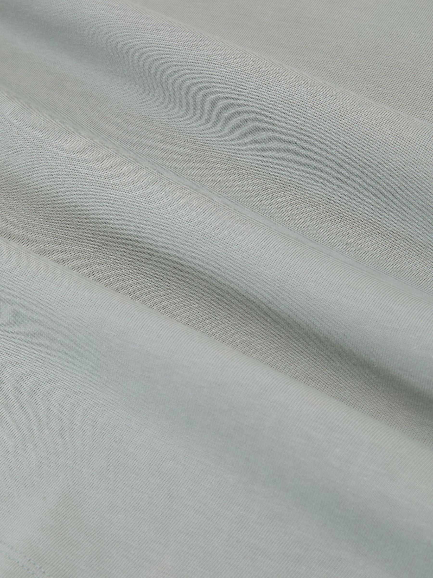 Cotton Relaxed-Fit T-Shirt in Light Blue - Billede 6 af 6