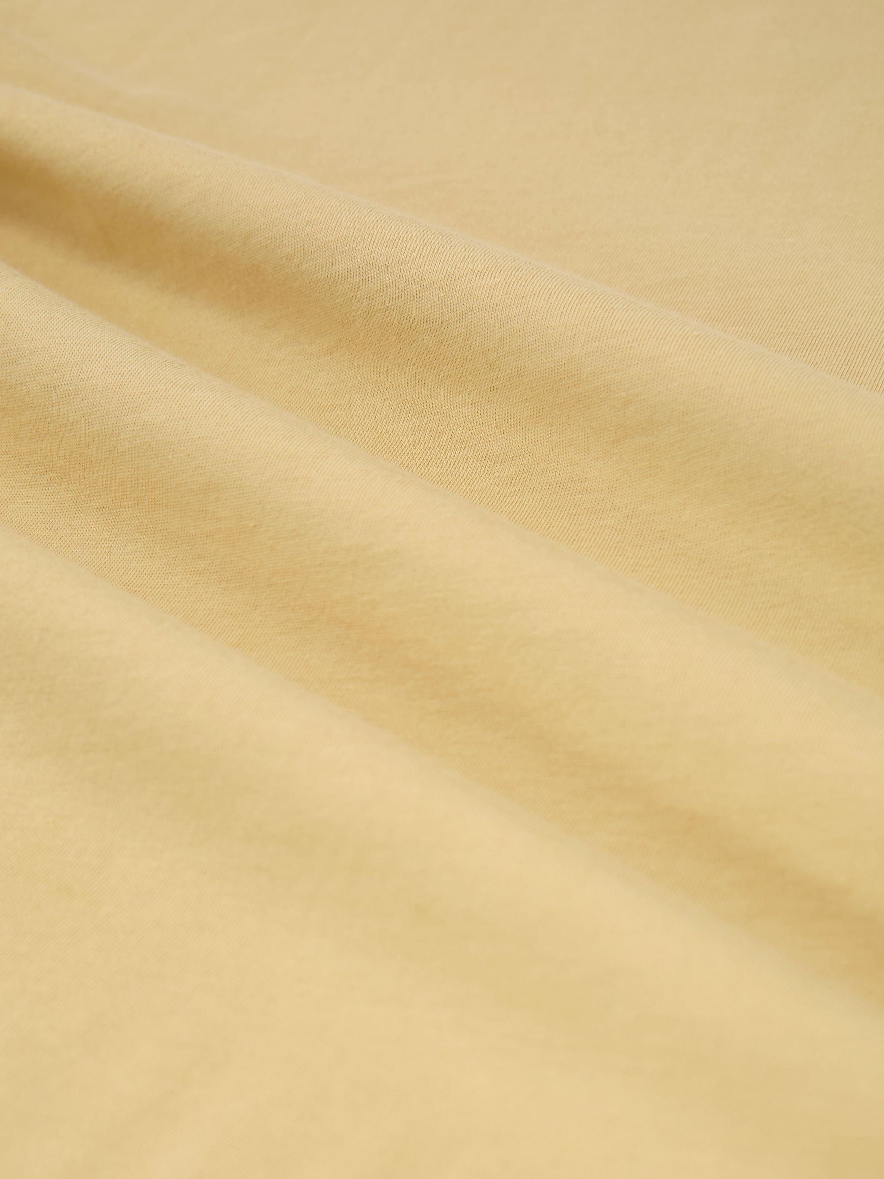 Cotton Crew-Neck Tailored-Fit T-Shirt in Golden Yellow - image 3