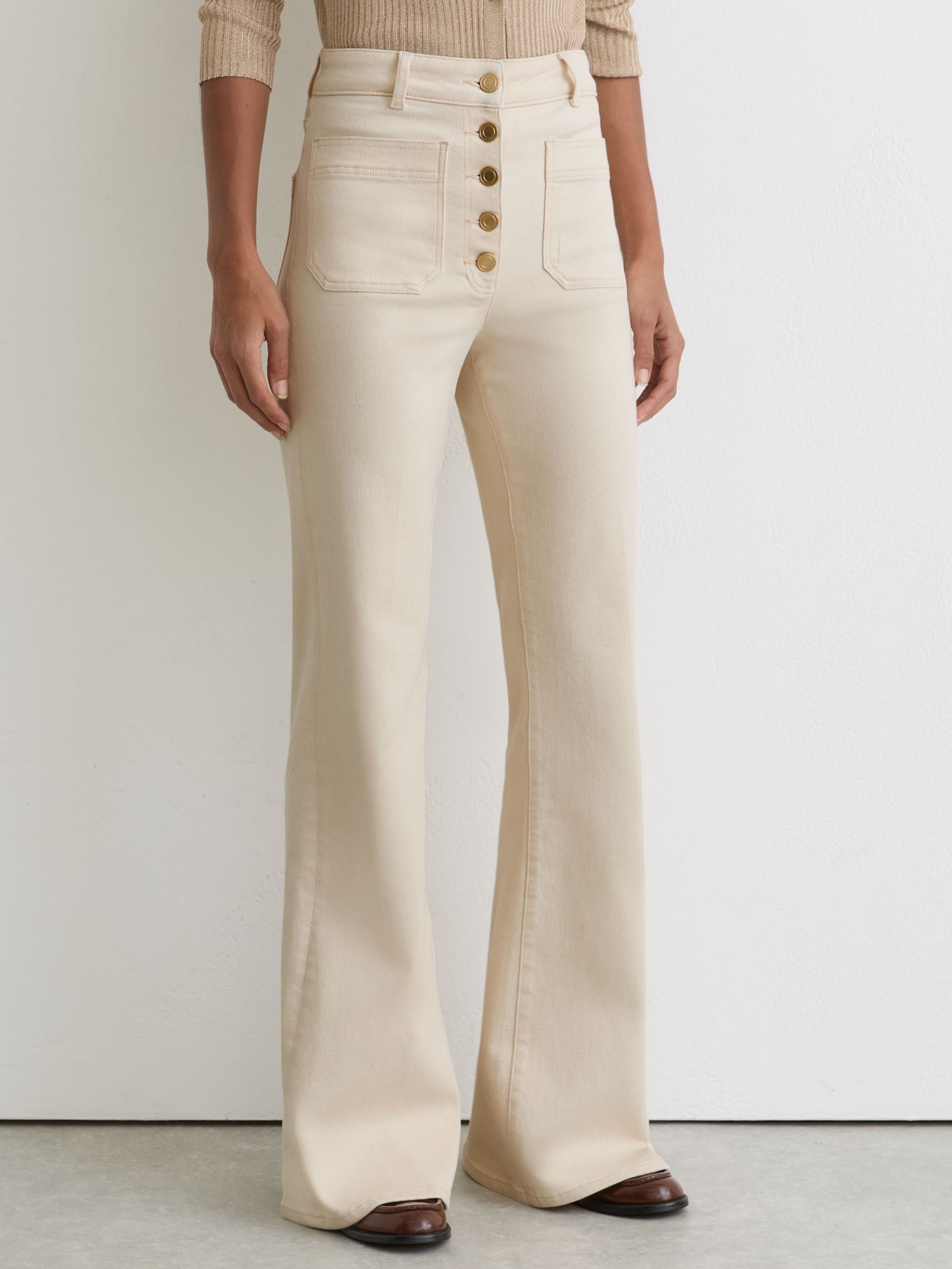 Petite Jeans in Ecru - Image 3 of 8