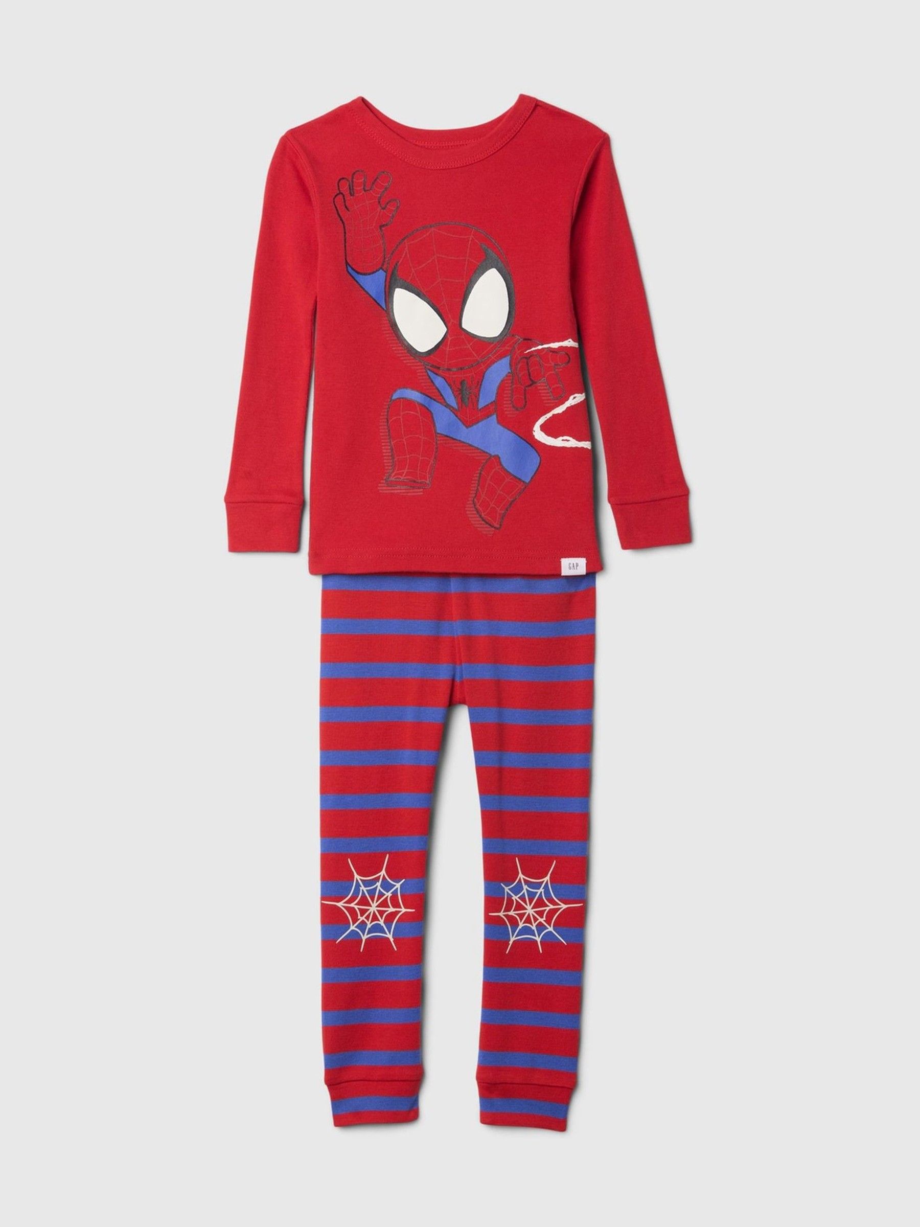 Red Spiderman Cotton Long Pyjamas Set (12mths-5yrs) - Image 1 of 2