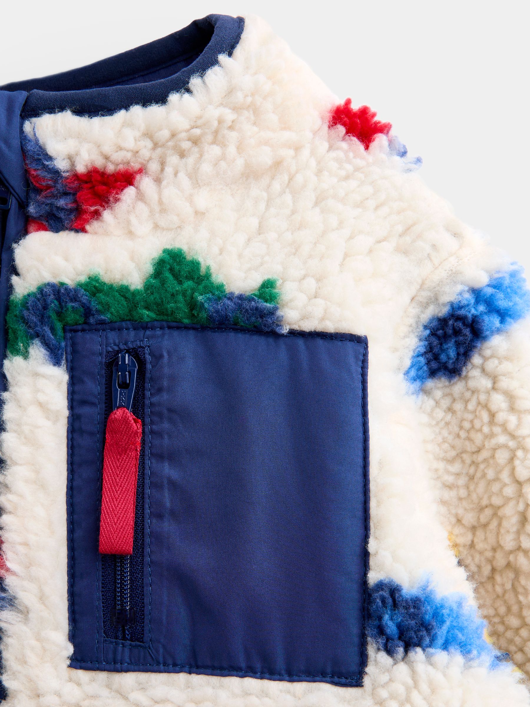Natural Race Car Borg Fleeces Jacket - Image 3 of 4
