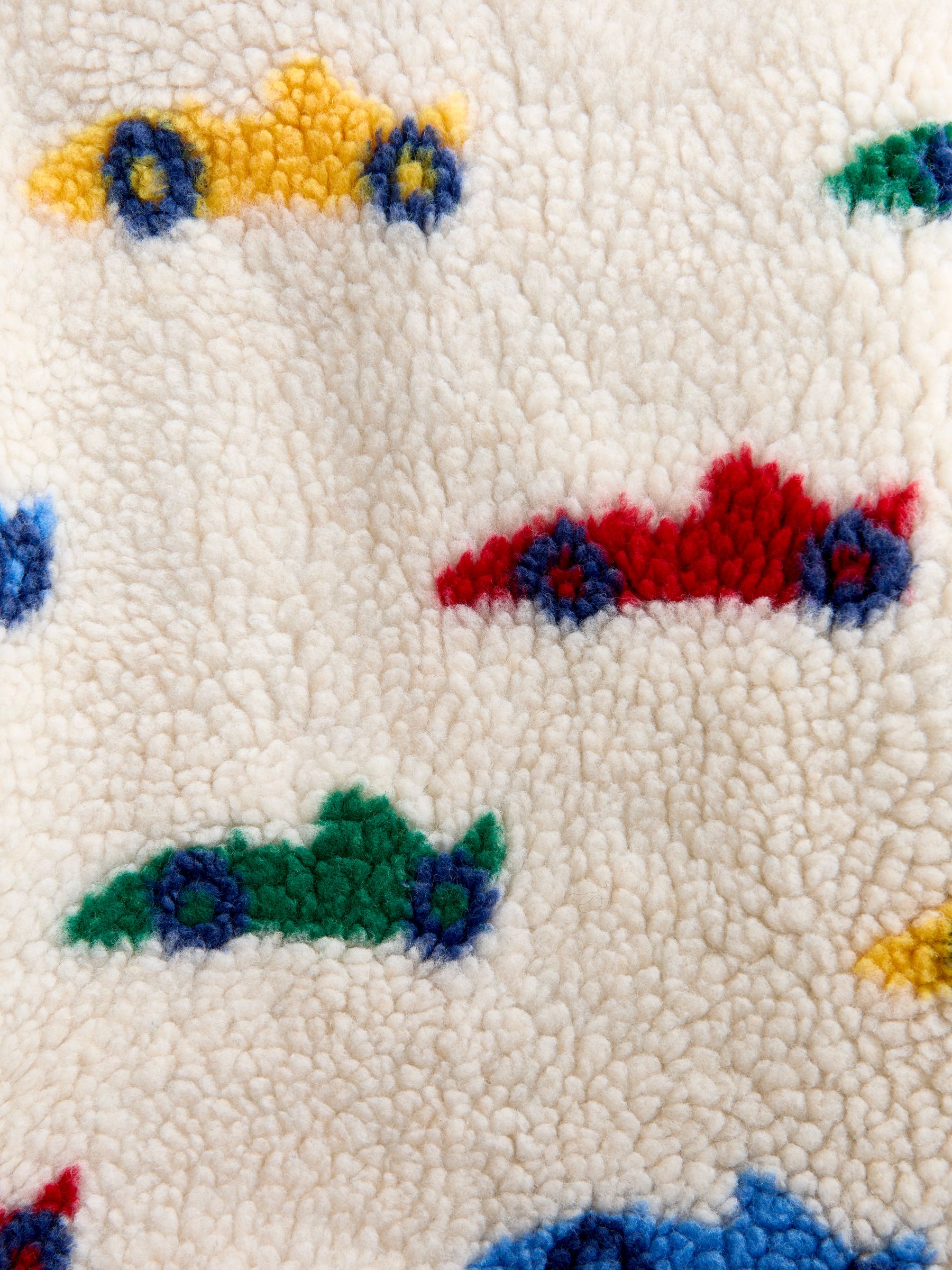 Natural Race Car Borg Fleeces Jacket - Image 4 of 4
