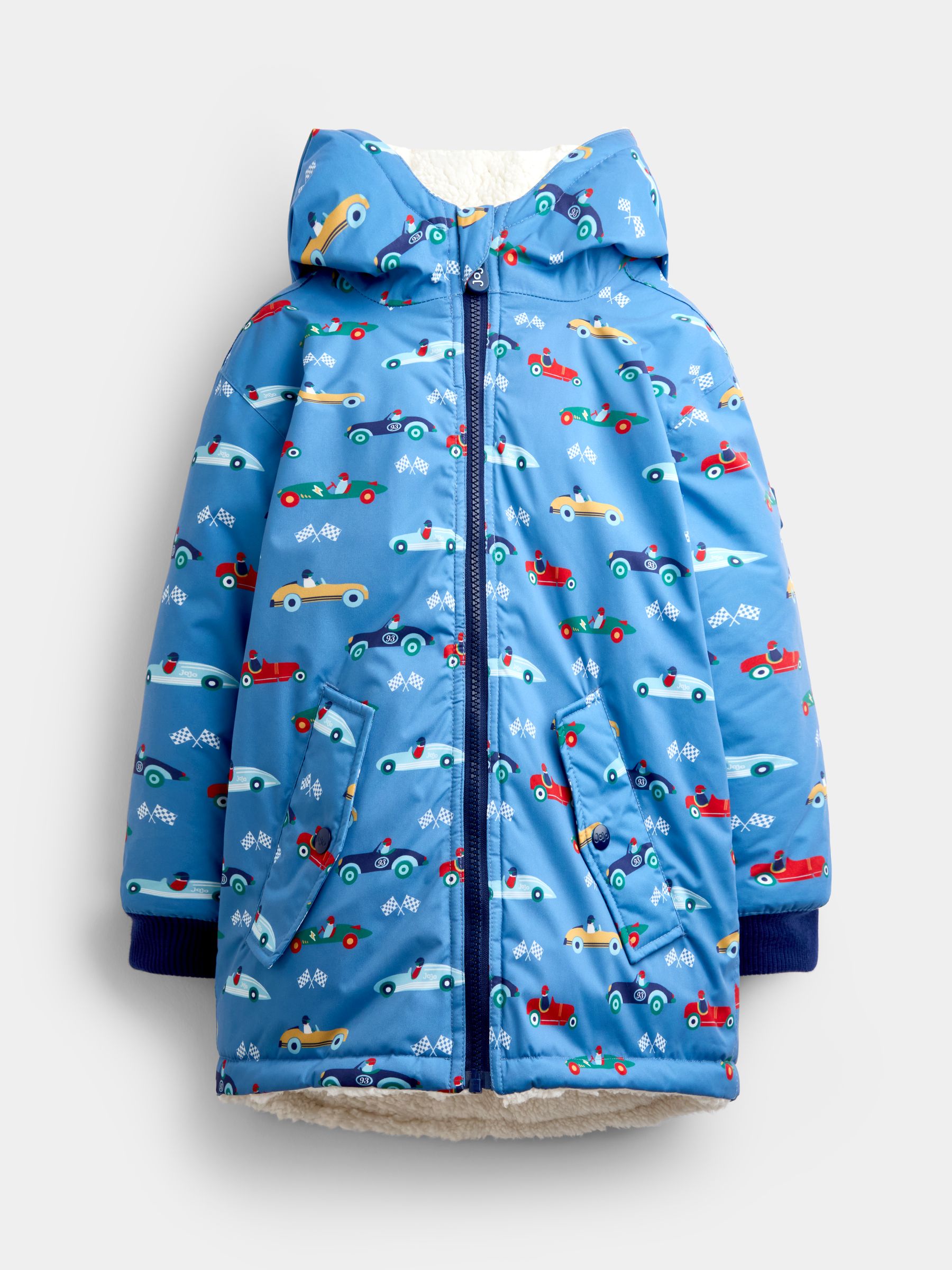 Blue Racecar Reversible Cosy Lined Jacket - Image 1 of 8