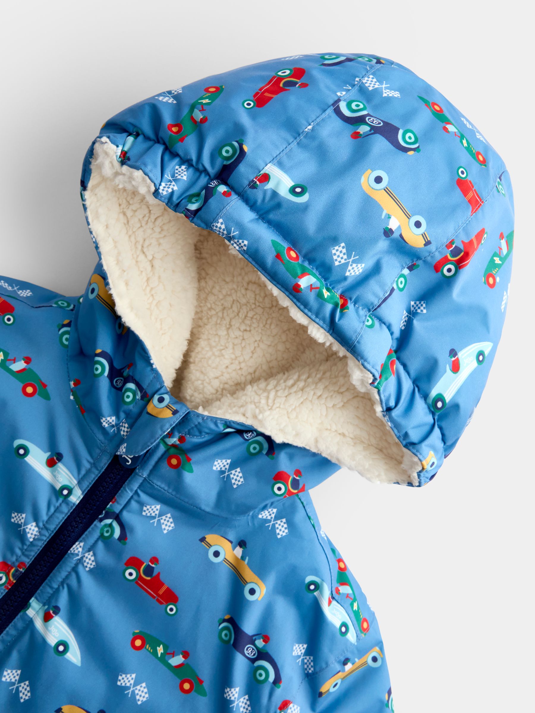 Blue Racecar Reversible Cosy Lined Jacket - Image 5 of 8