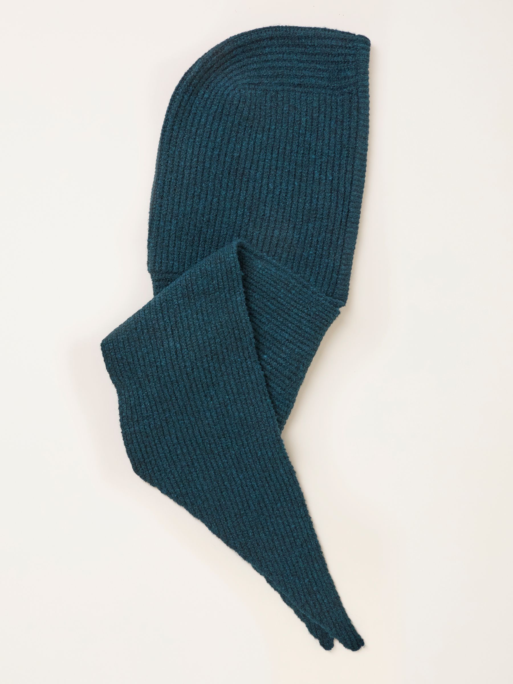 Teal Blue Hooded Scarf - Image 2 of 3