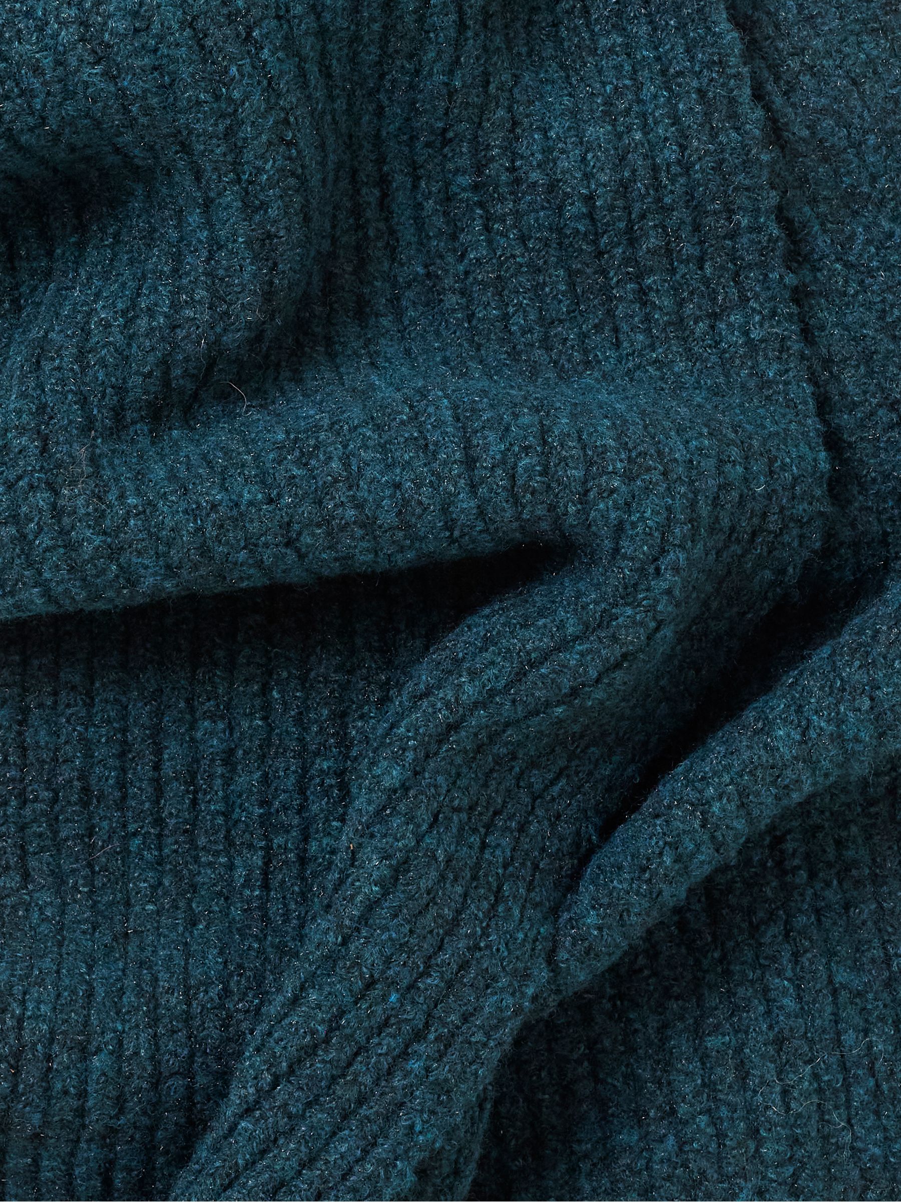 Teal Blue Hooded Scarf - Image 3 of 3