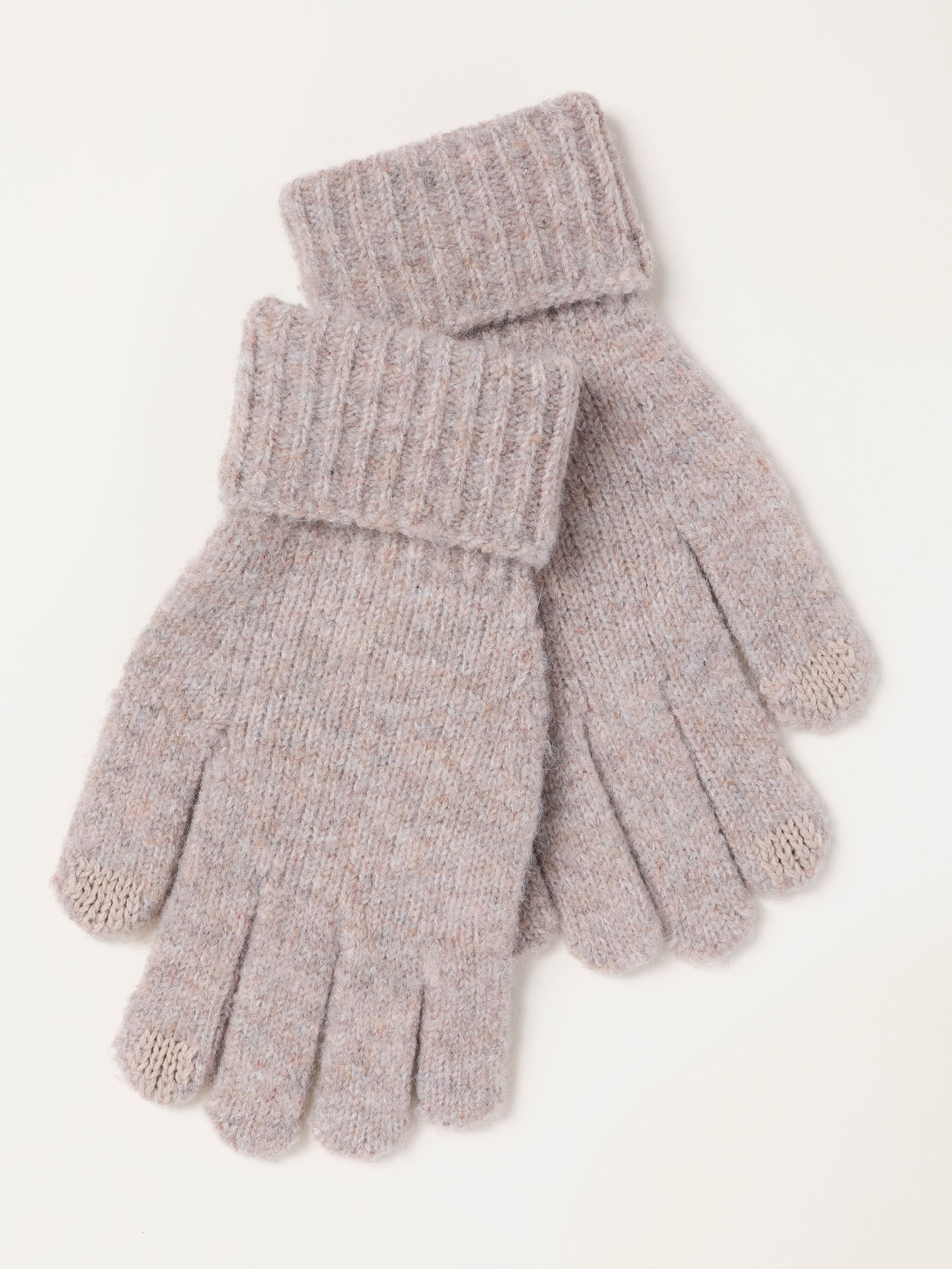 Oatmeal Pointelle Gloves - Image 2 of 3