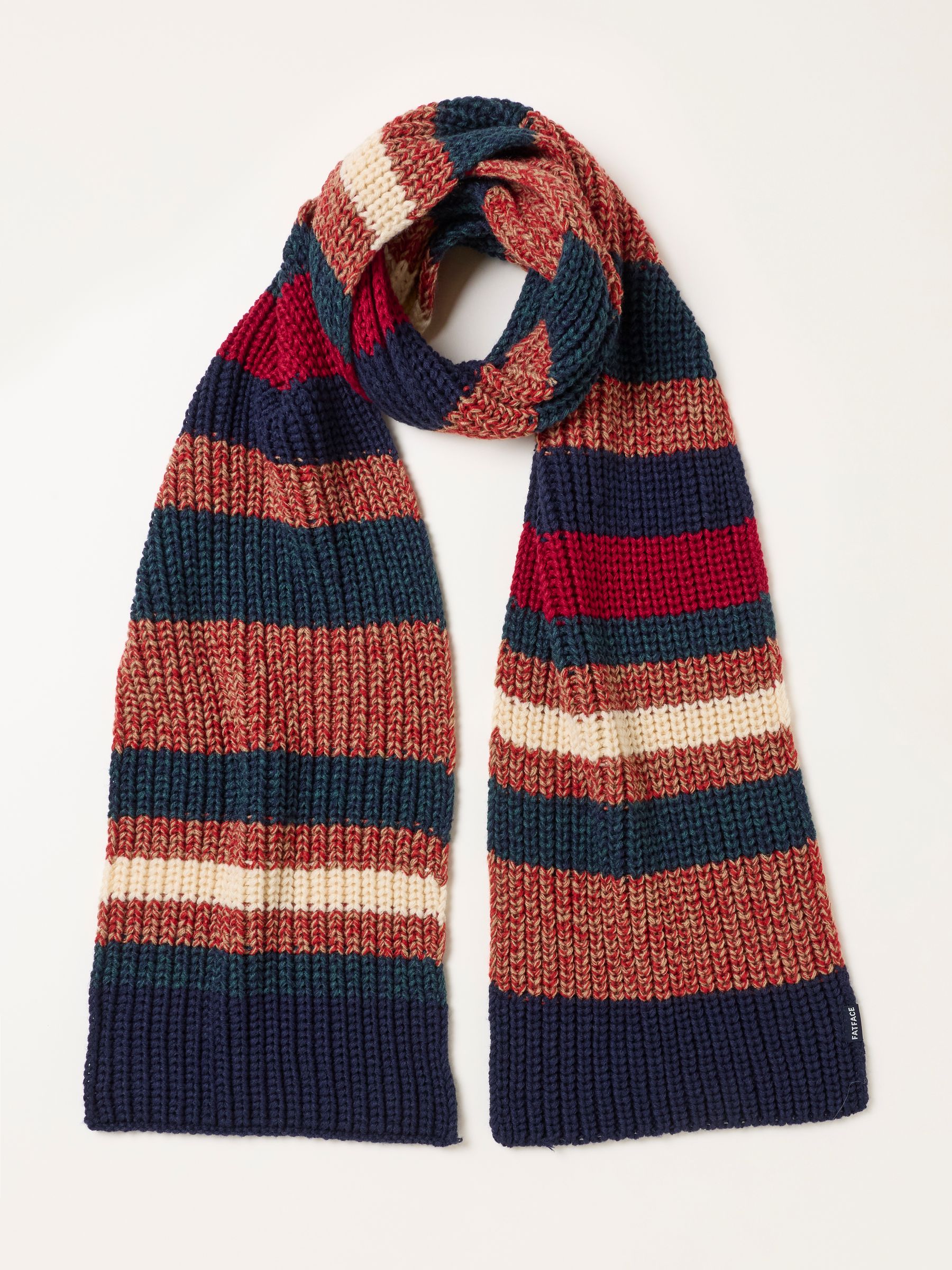 Multi Stripe Knit Scarf - Image 1 of 3