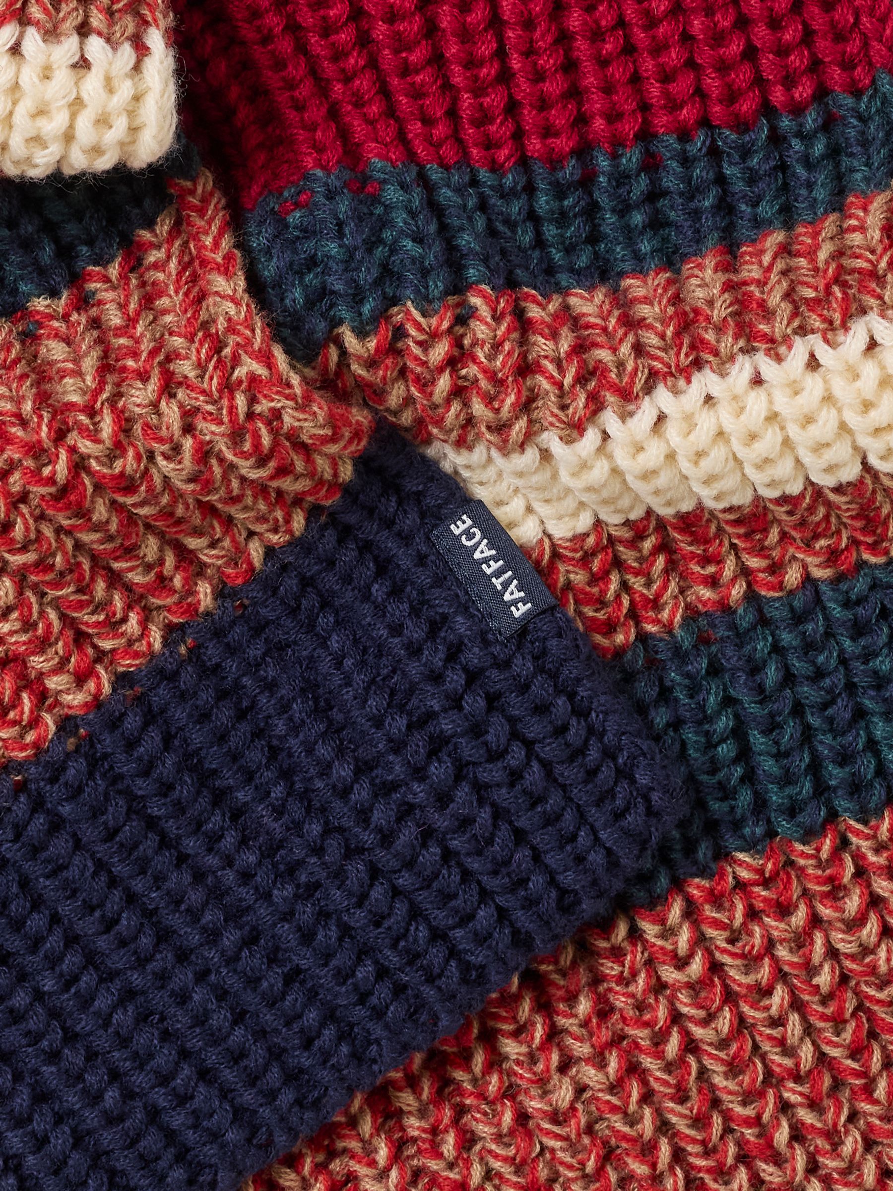 Multi Stripe Knit Scarf - Image 2 of 3