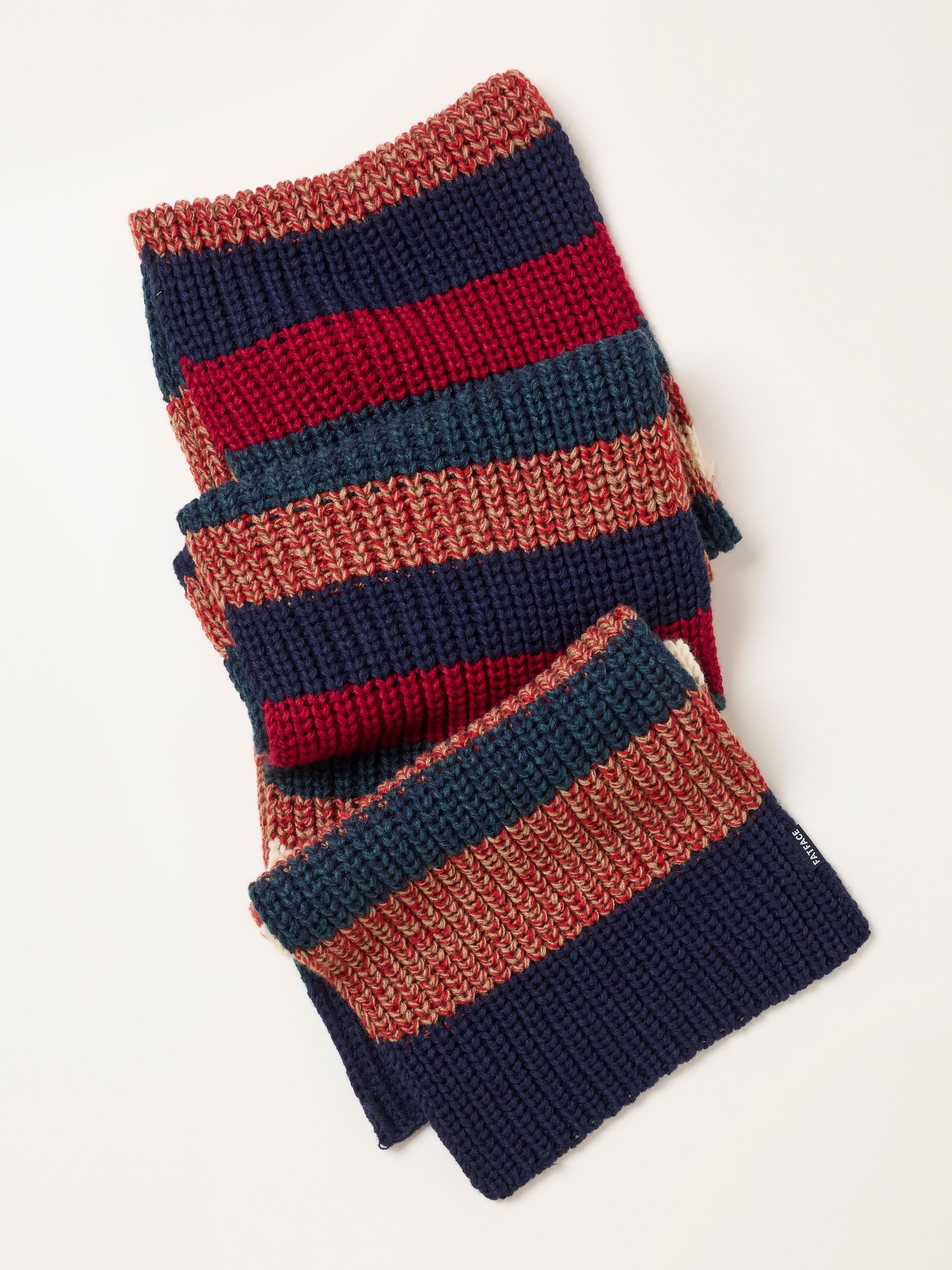 Multi Stripe Knit Scarf - Image 3 of 3