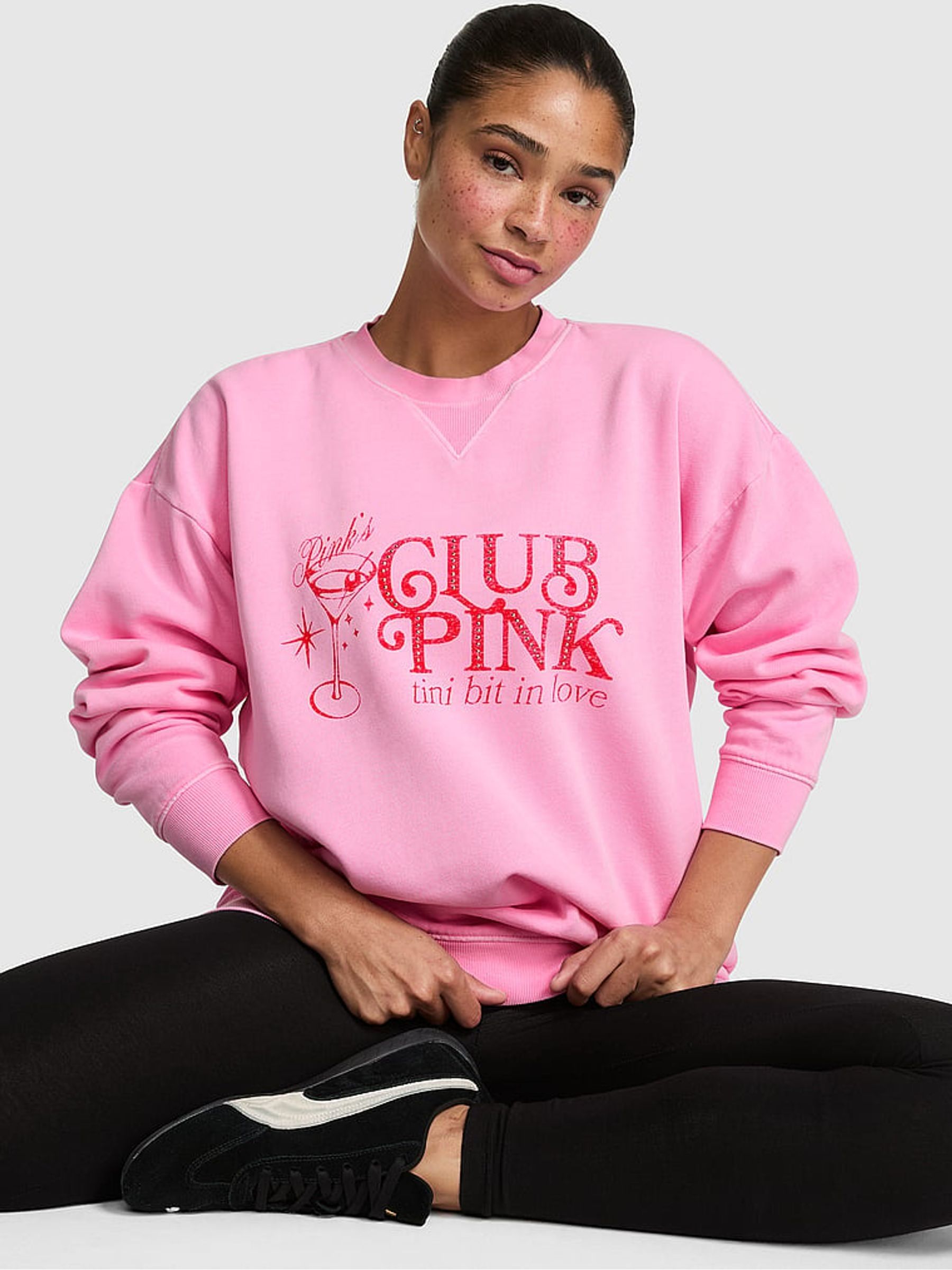 Pink Lollipop Disco Fleece Sweatshirt - Image 2 of 3