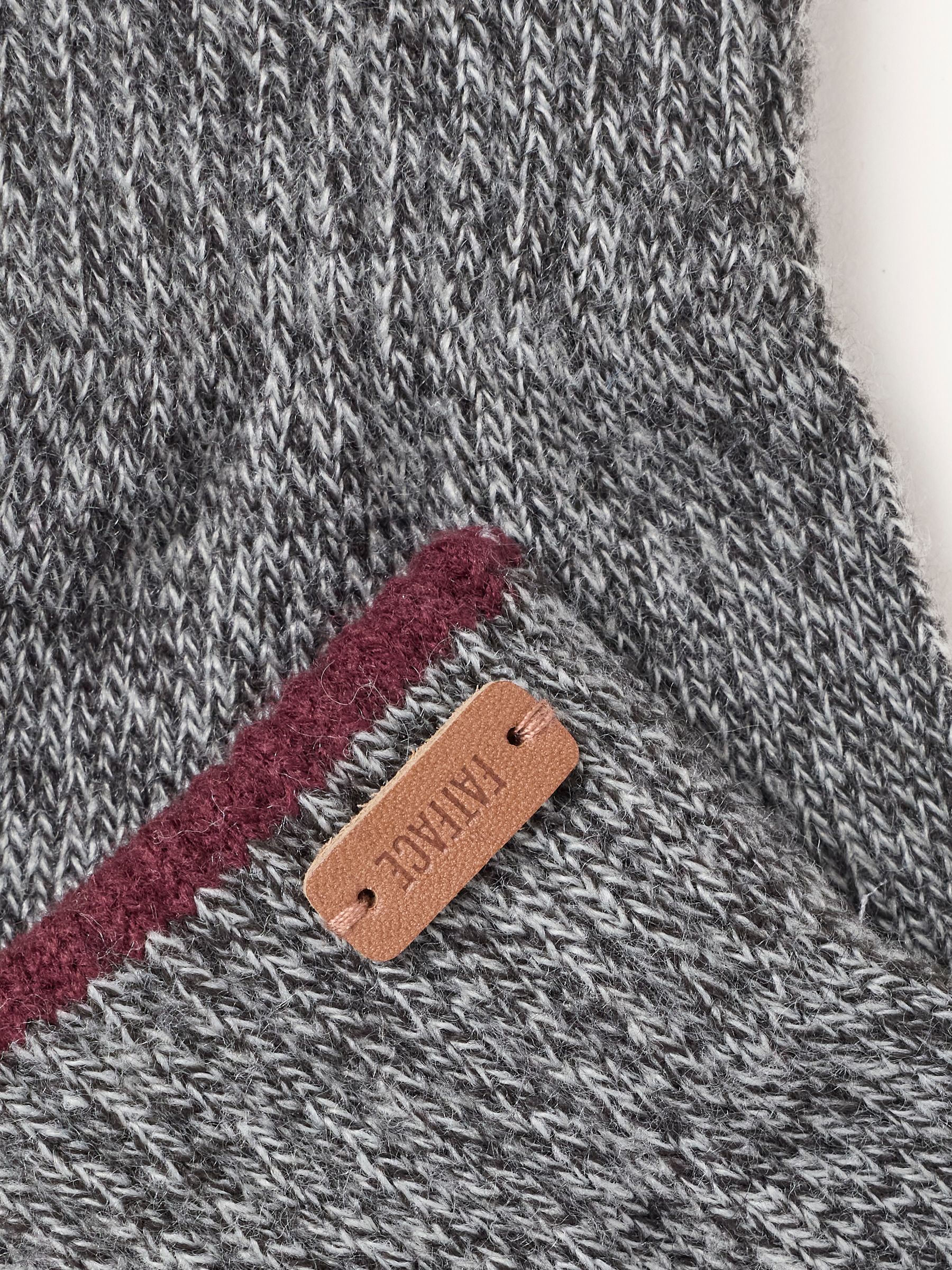 Charcoal Grey Brushed Gloves - Image 3 of 3