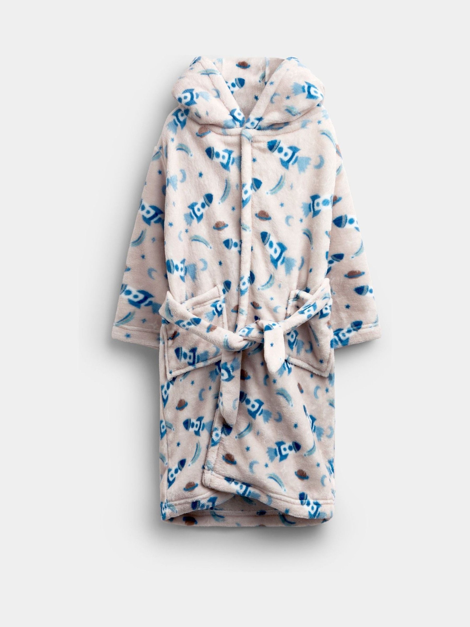 Stone Rocket Fleece Robe - Image 1 of 4