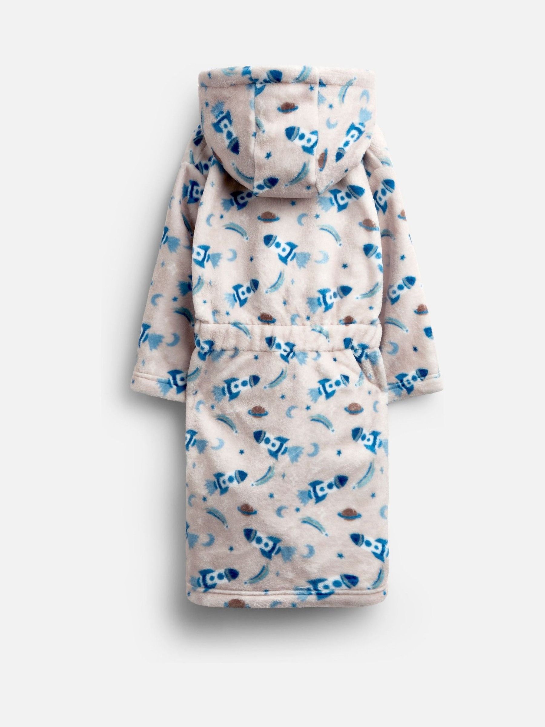 Stone Rocket Fleece Robe - Image 2 of 4 Stone Rocket Fleece Robe - Image 2 of 4