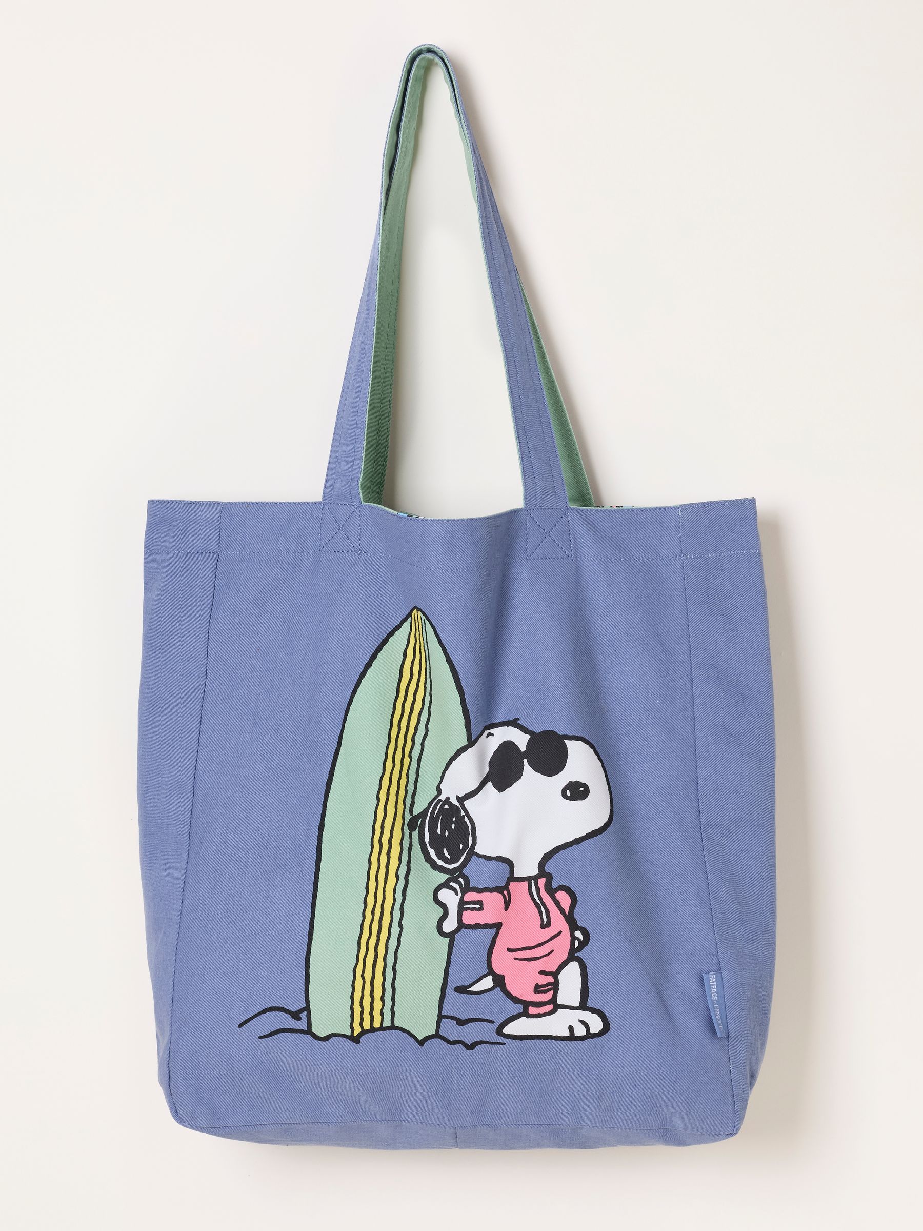 Summer Snoopy Reversible Tote Bag in Blue - Image 1 of 3