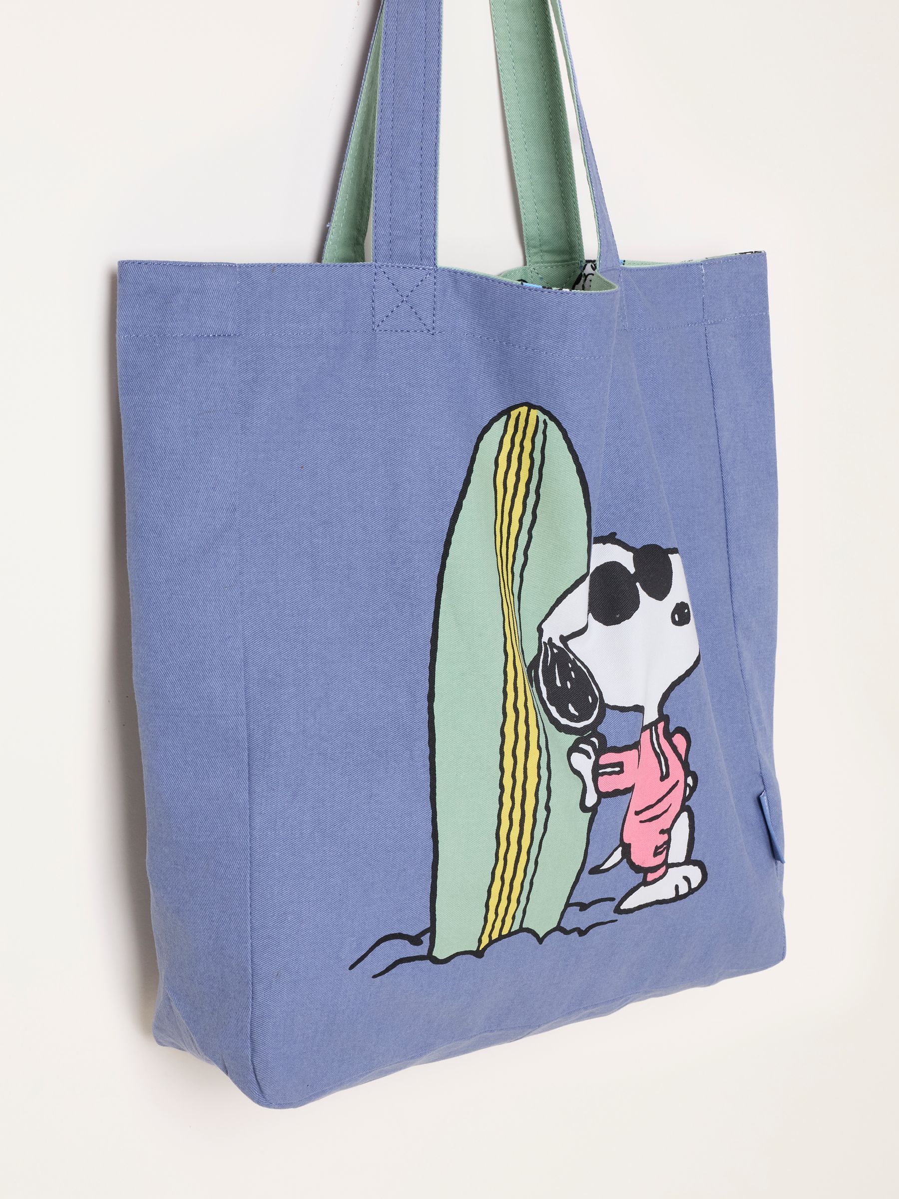 Summer Snoopy Reversible Tote Bag in Blue - Image 3 of 3
