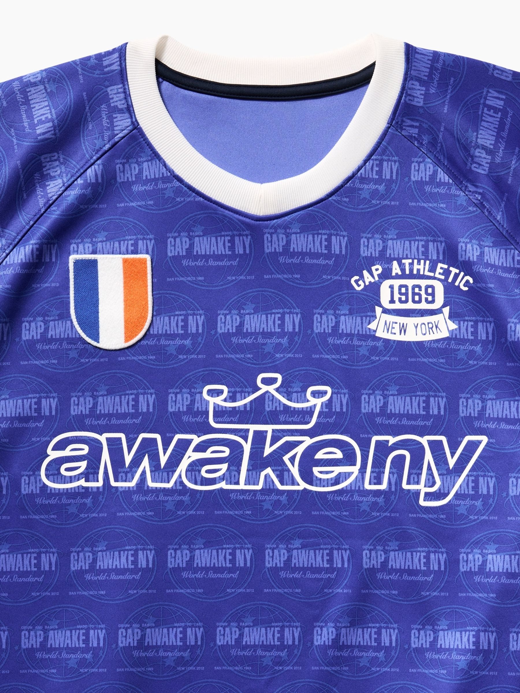 Gap x Awake NY Blue Football Jersey - Image 4 of 5