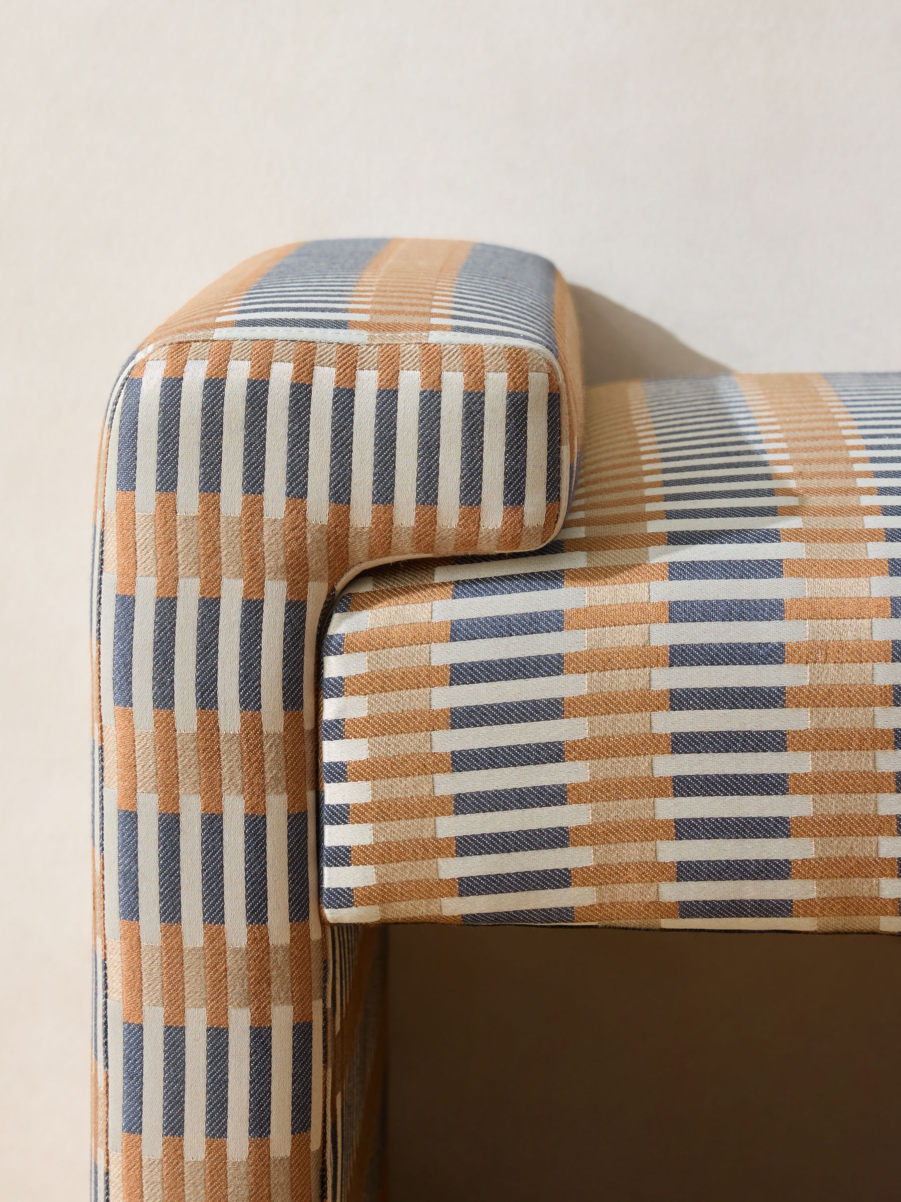 Brixton Bench in Sirio Blue - Image 2 of 3