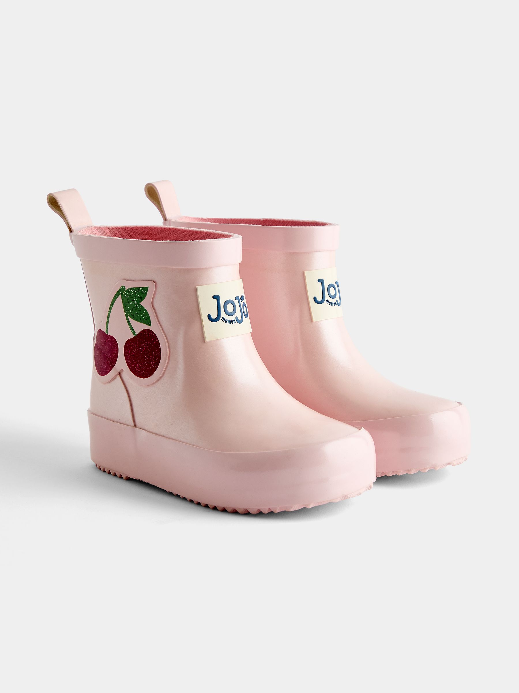 Pink Cherry Ankle Wellies - Image 1 of 4