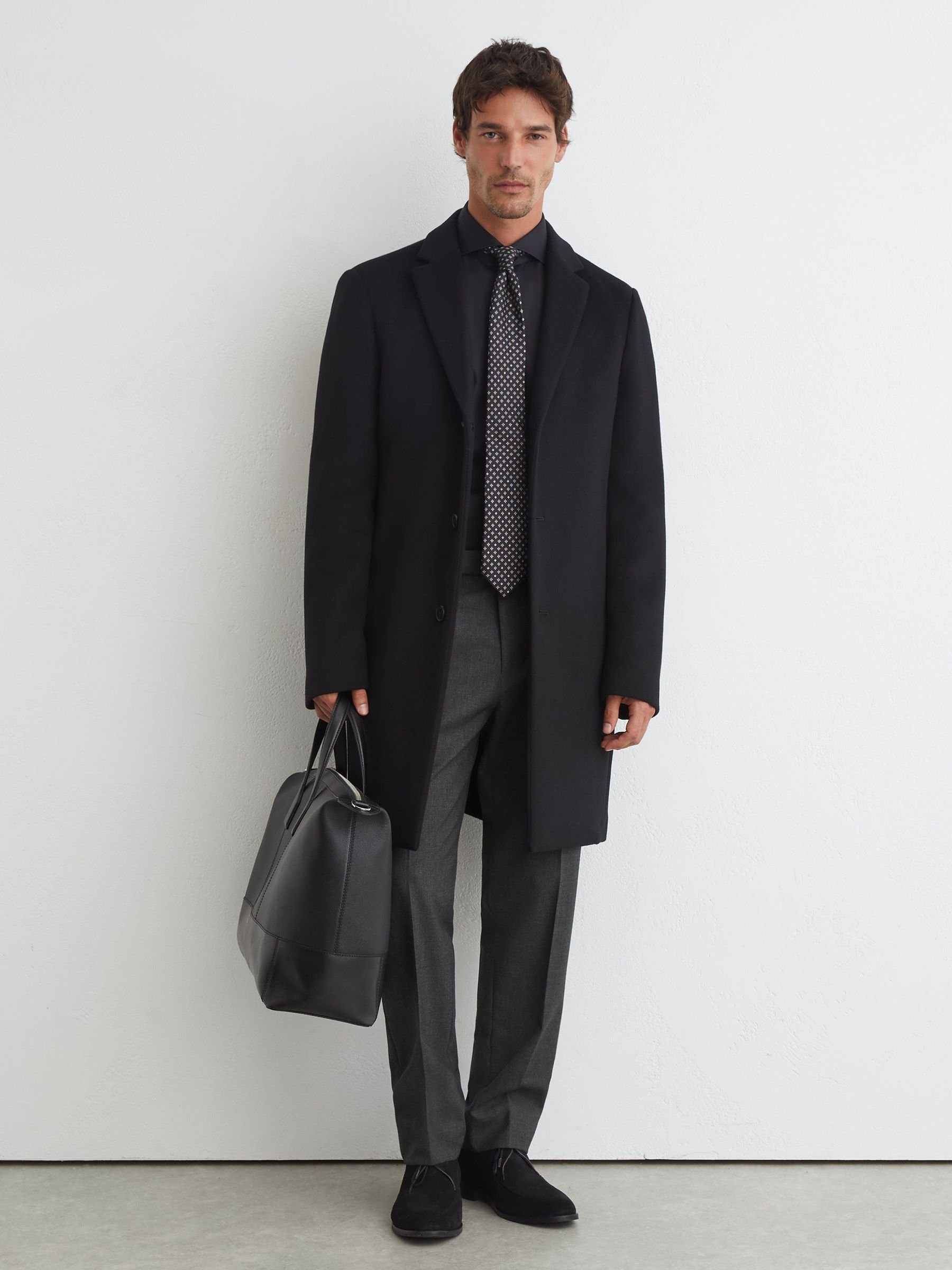 Suit Trousers in Charcoal Grey - Image 1 of 6