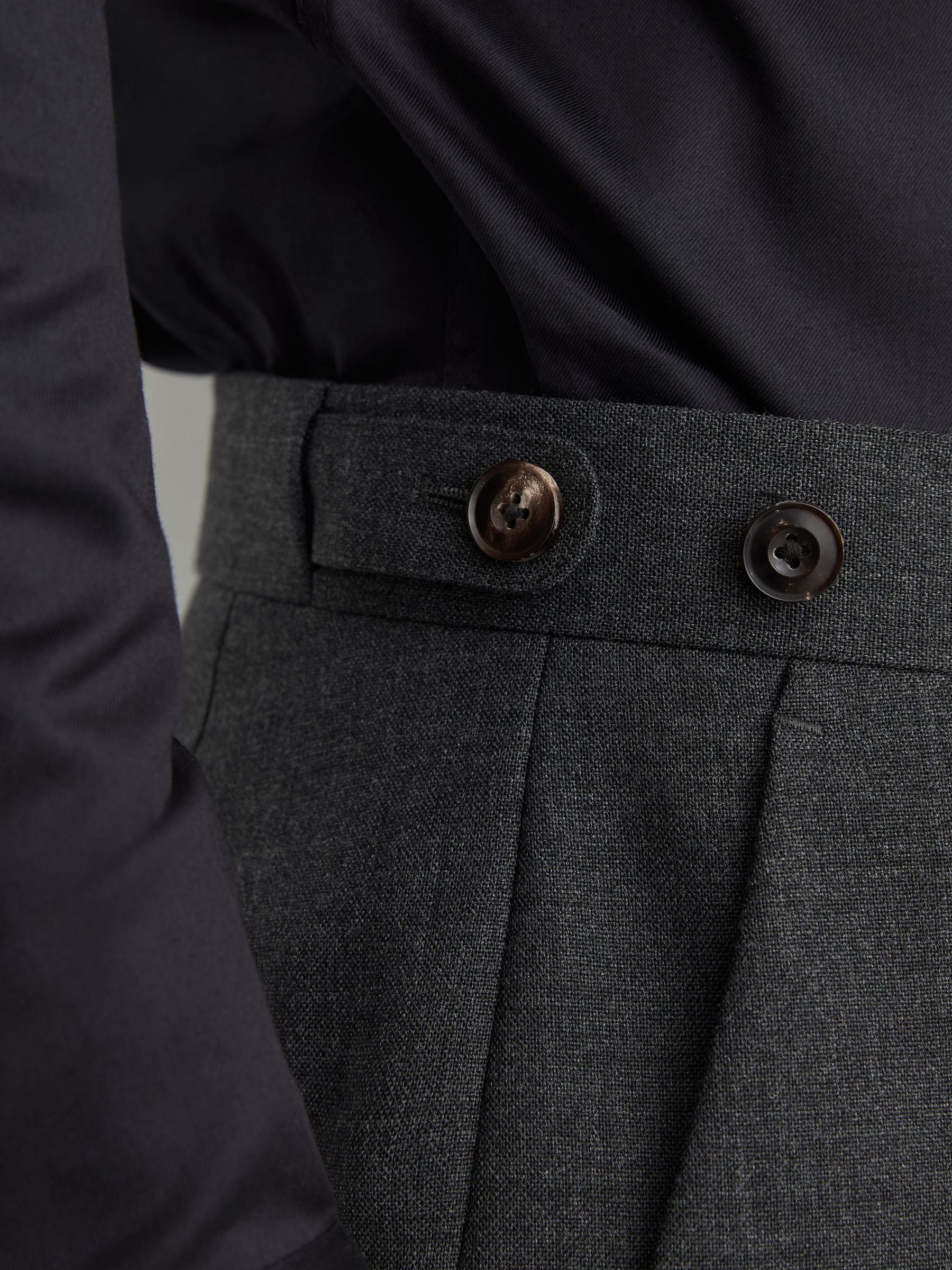Suit Trousers in Charcoal Grey - Image 4 of 6