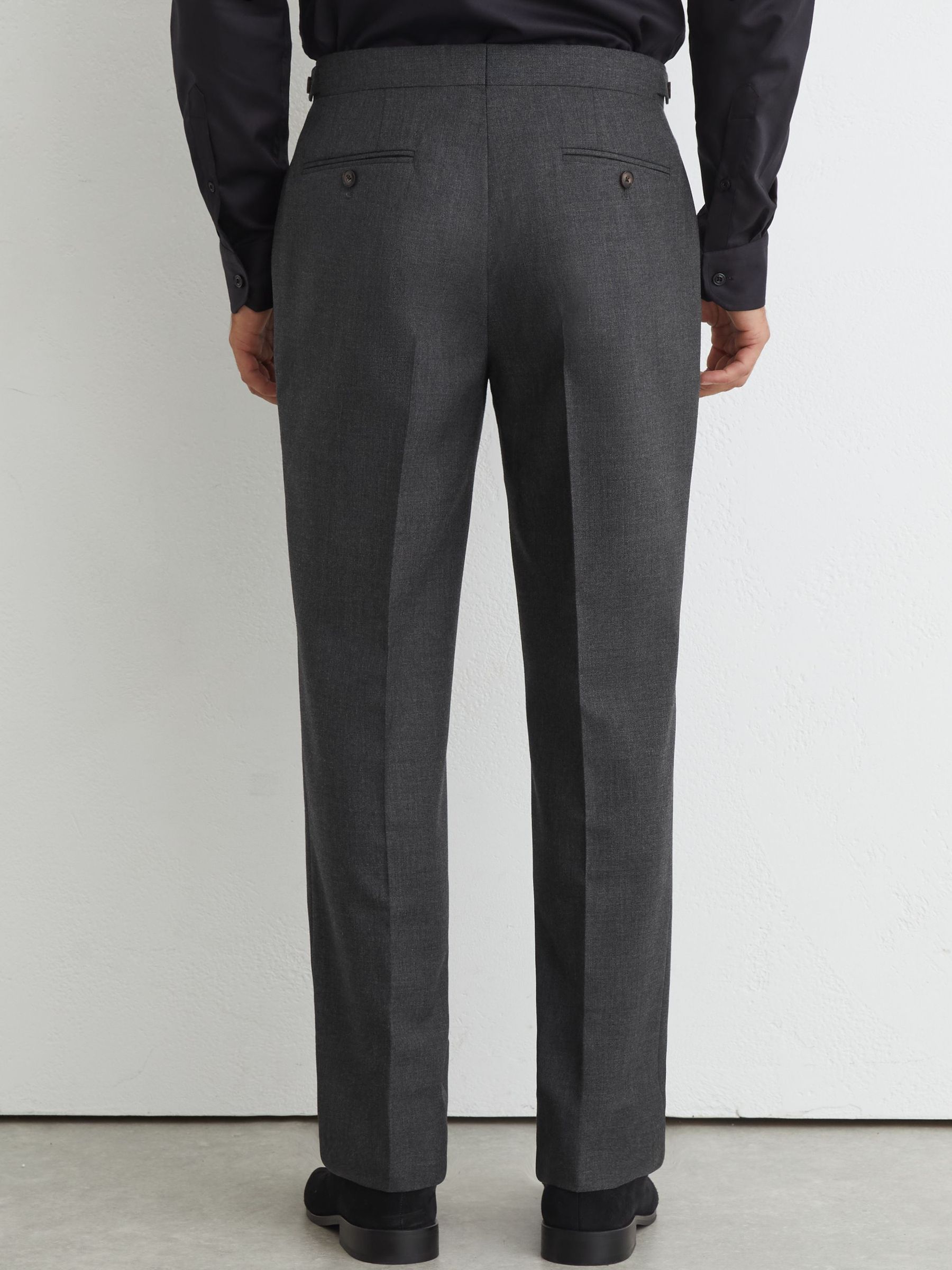 Suit Trousers in Charcoal Grey - Image 5 of 6