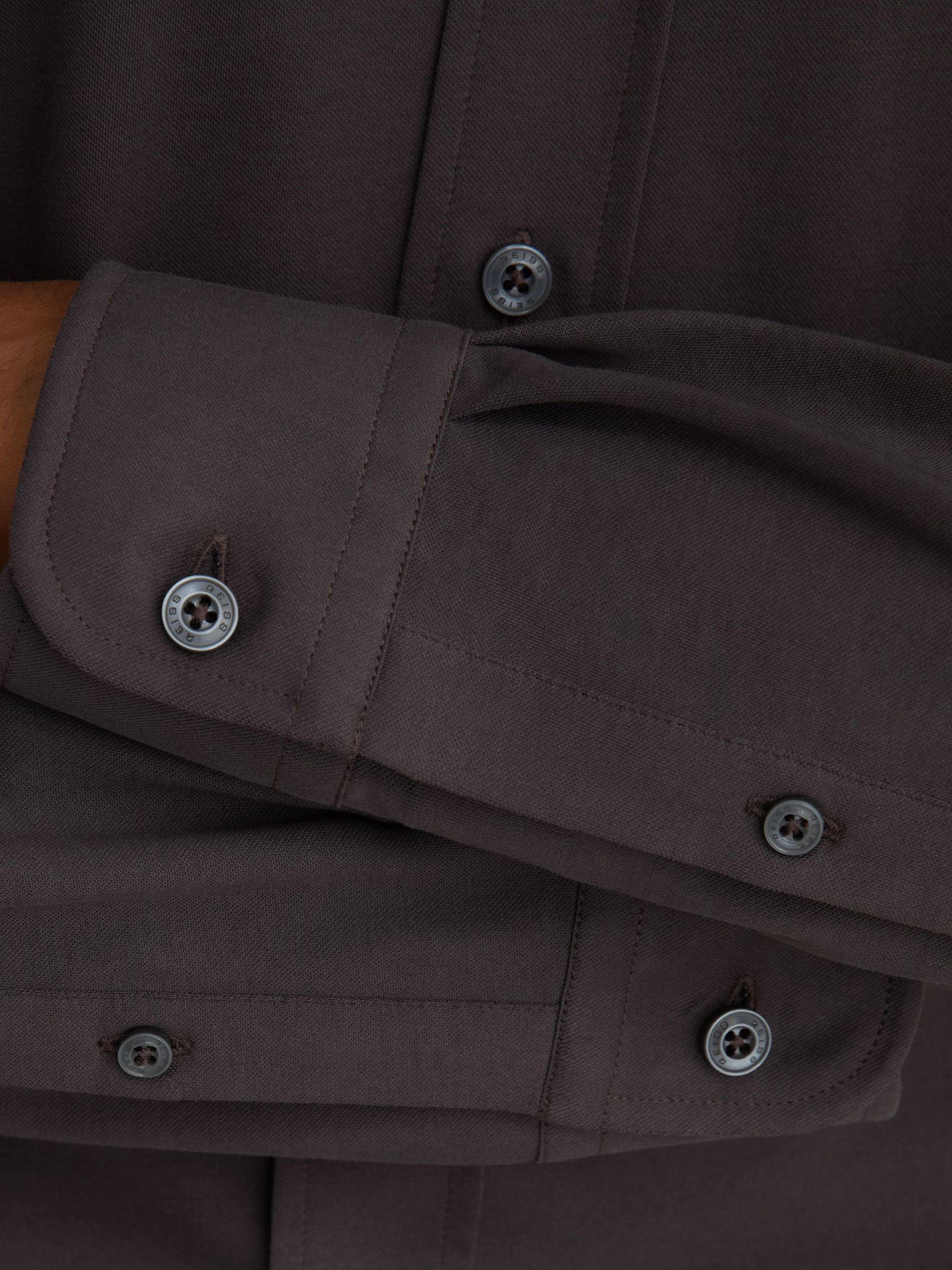 Shirt in Dark Brown - Image 6 of 8