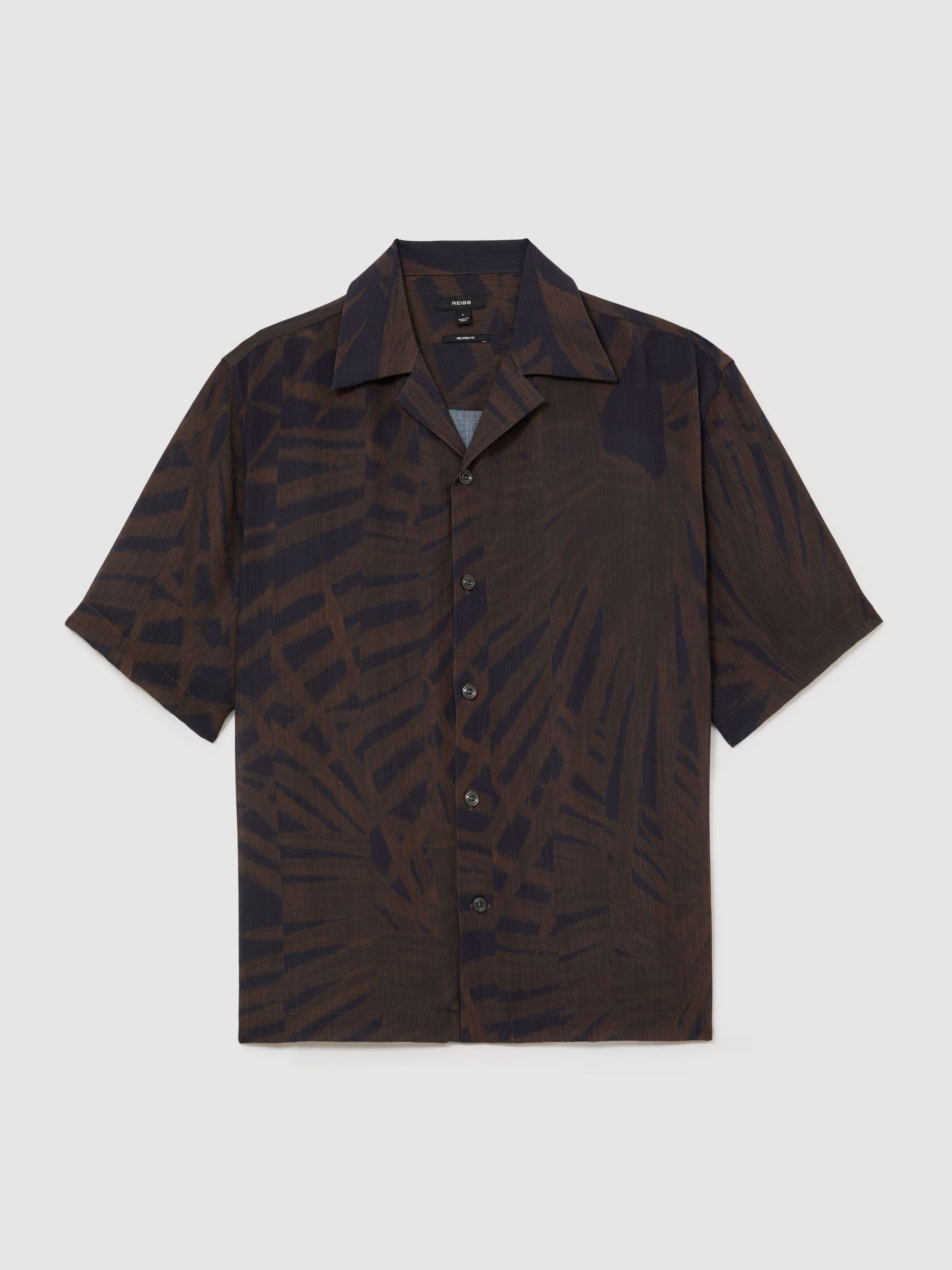 Chemise en bleu marine/marron - Image 2 de 6