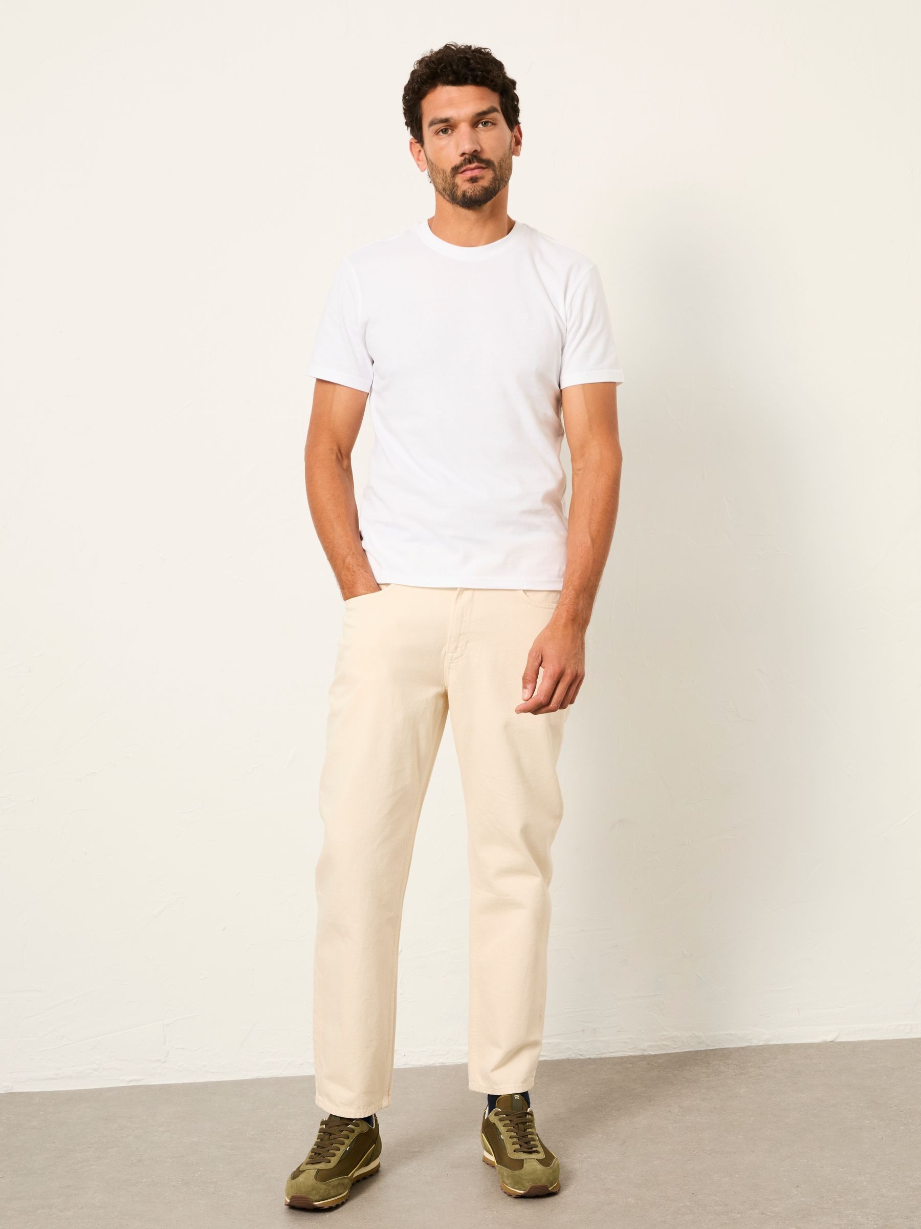 5 Pack Short Sleeve T-Shirts in White - Image 5 of 8