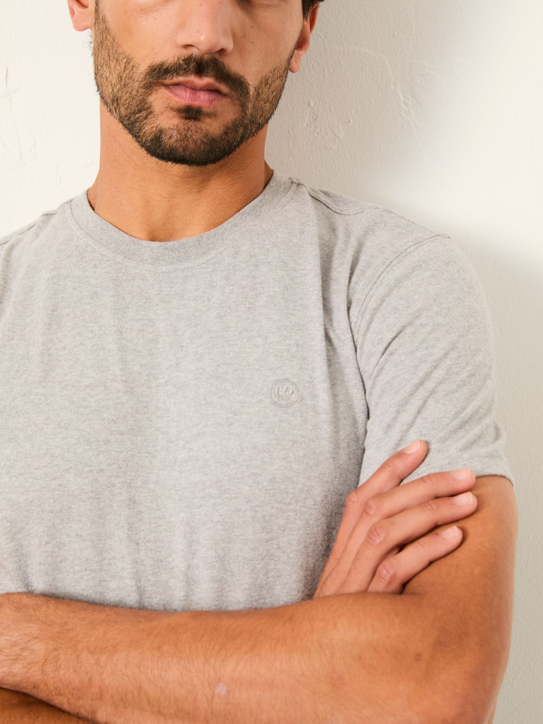 3 Pack Short Sleeve T-Shirts in White - Image 6 of 8