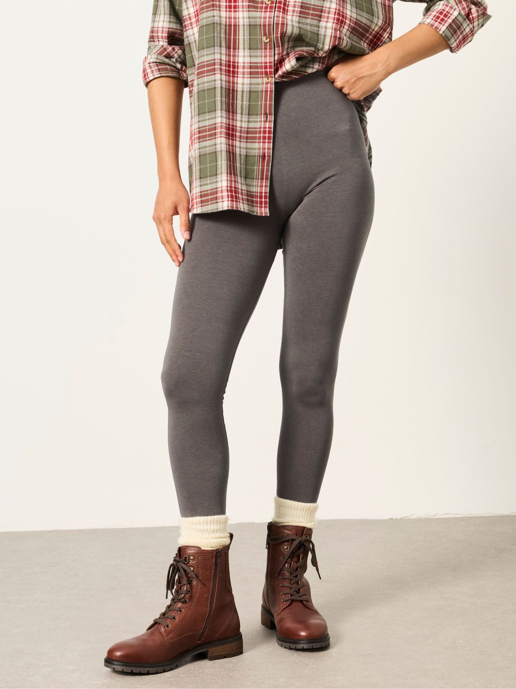 2 Pack Meribel Grey/Black Leggings - Image 4 of 8