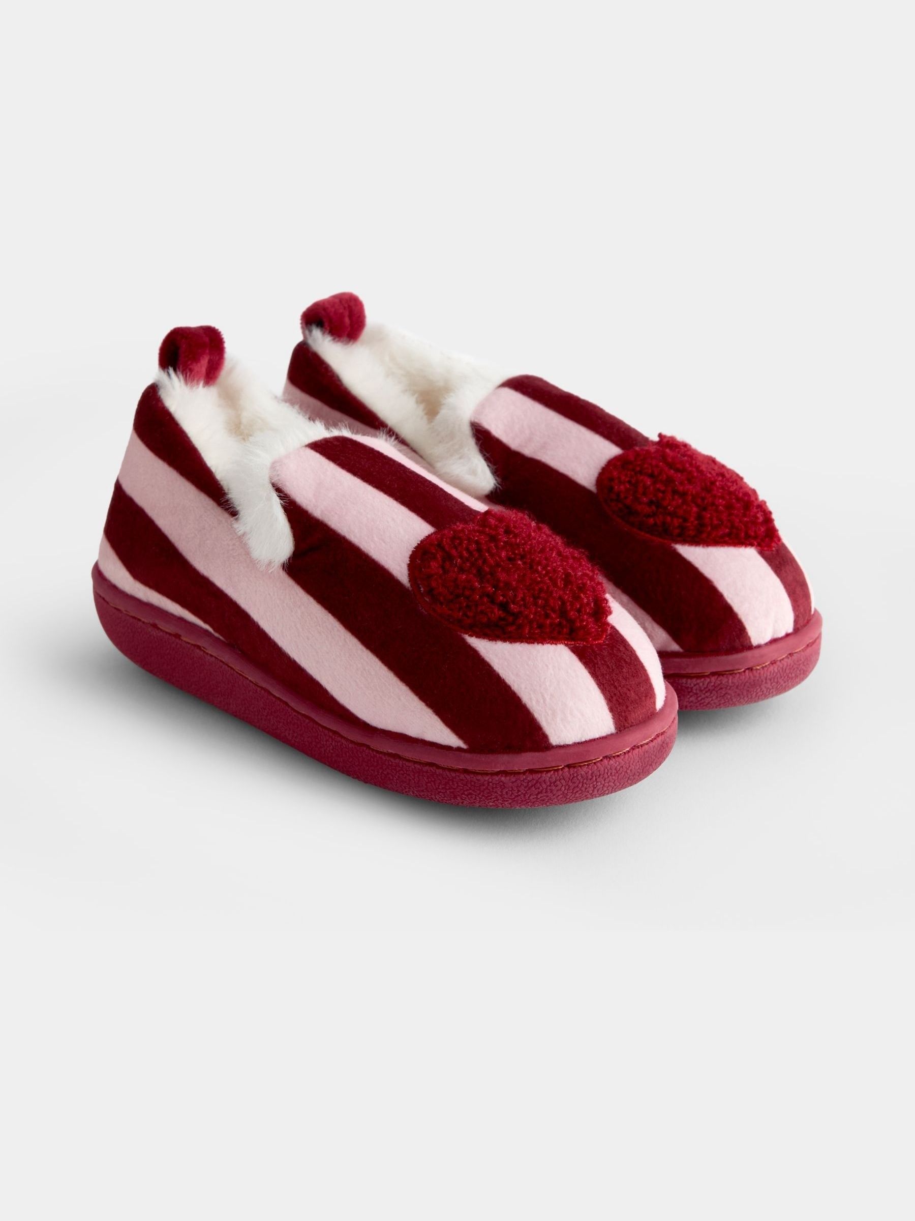 Red Heart Slippers - Image 1 of 4