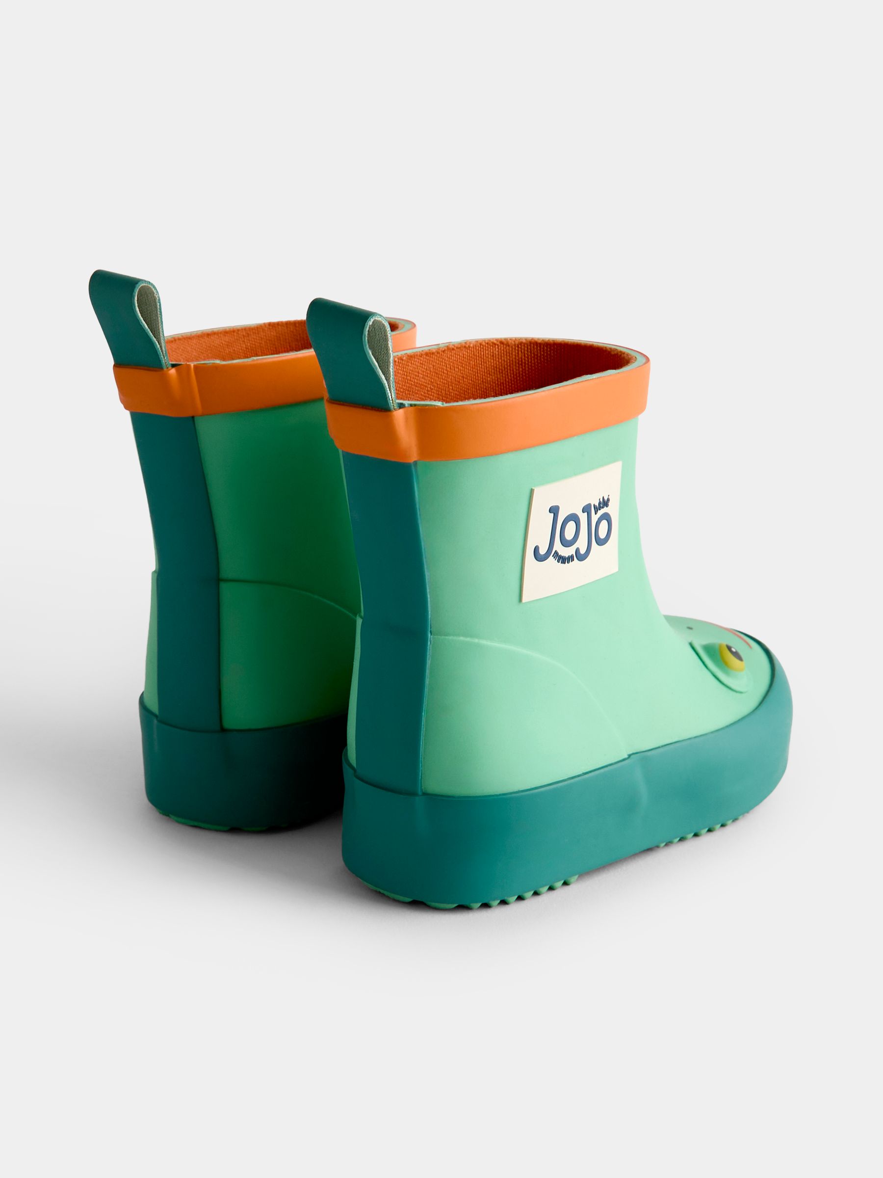 Green Children's Rubber Wellies - Image 2 of 4 Green Children's Rubber Wellies - Image 2 of 4