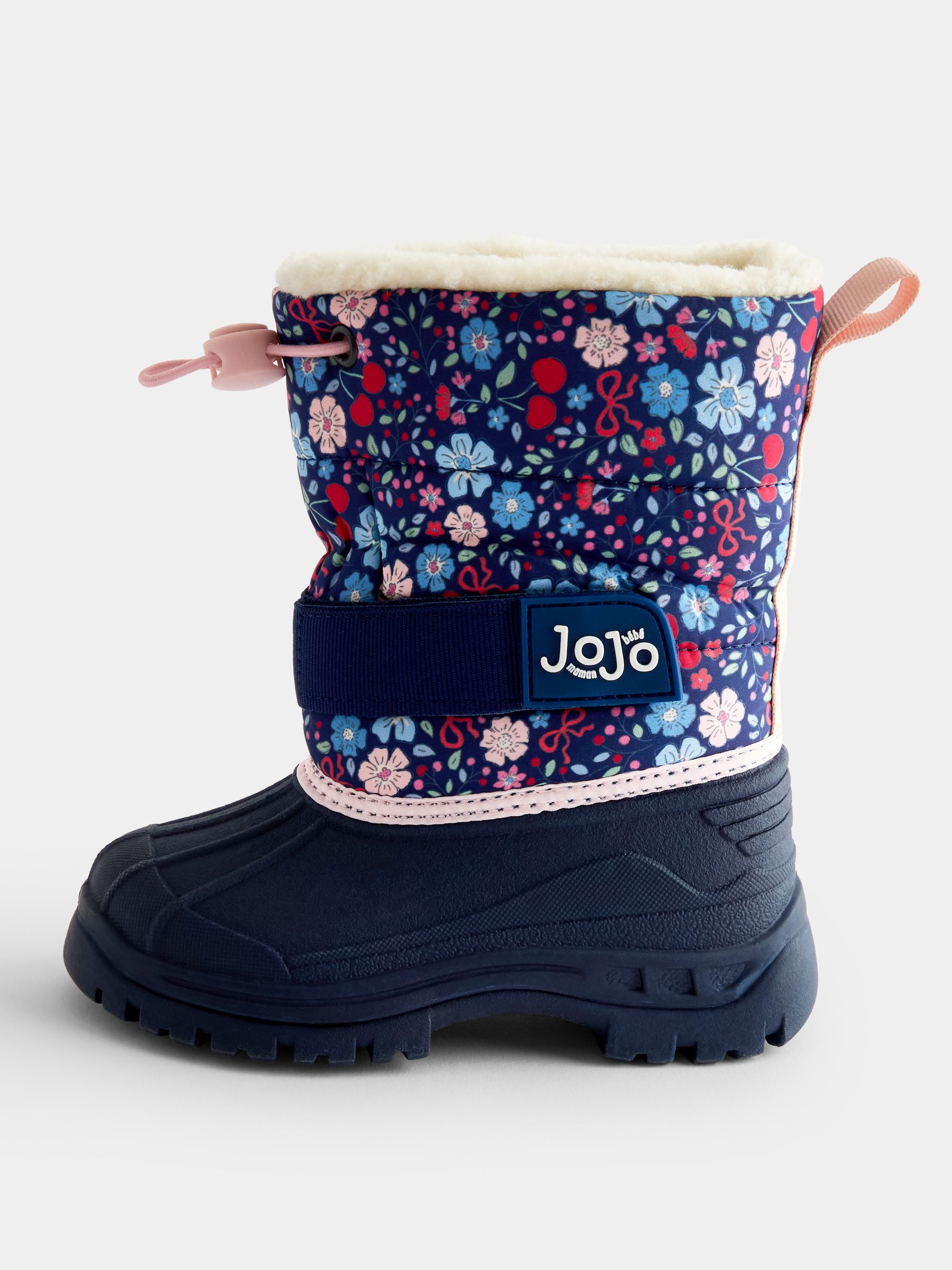 Blue Floral Alpine Snow Boots - Image 3 of 4