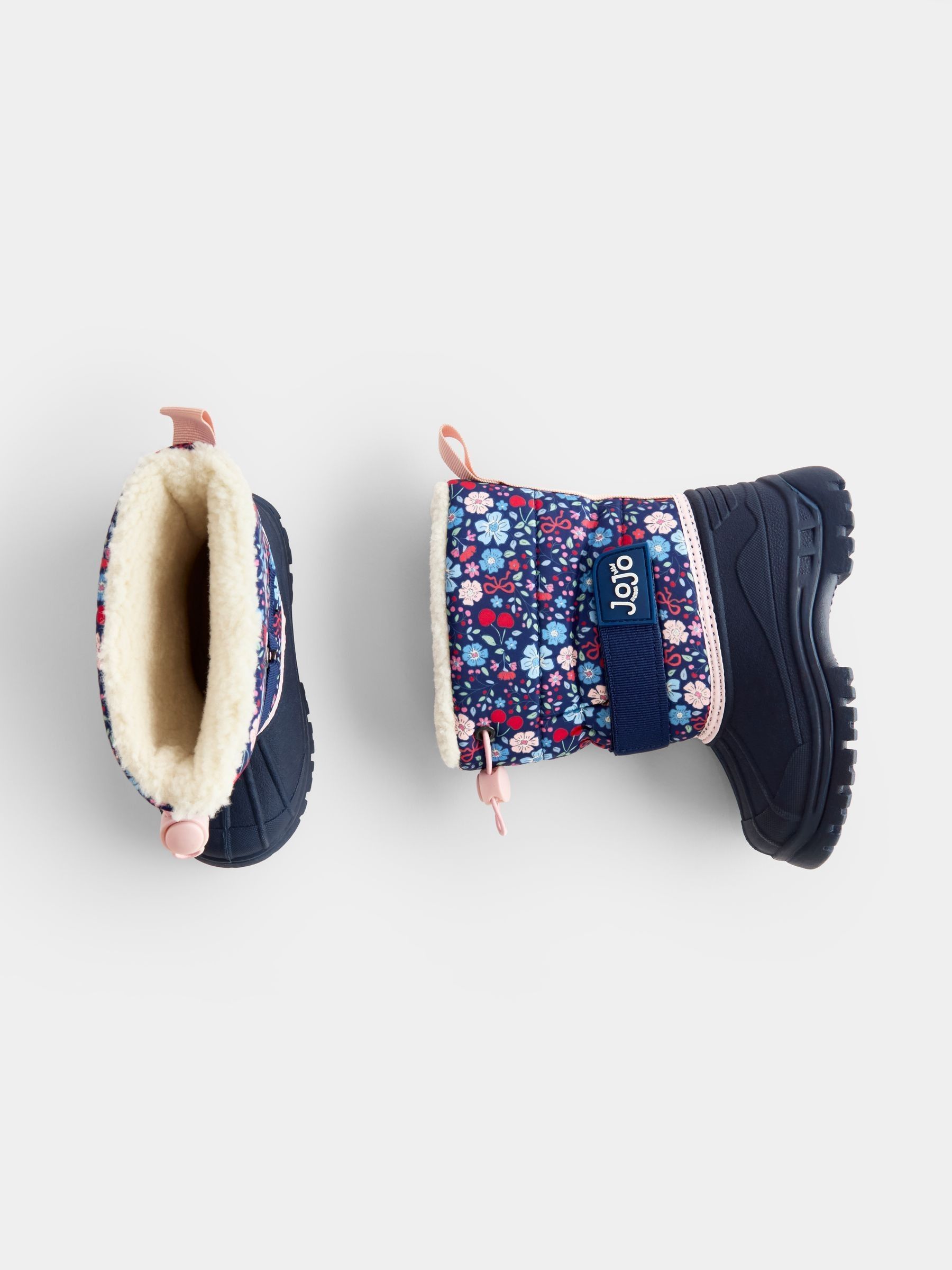 Blue Floral Alpine Snow Boots - Image 4 of 4