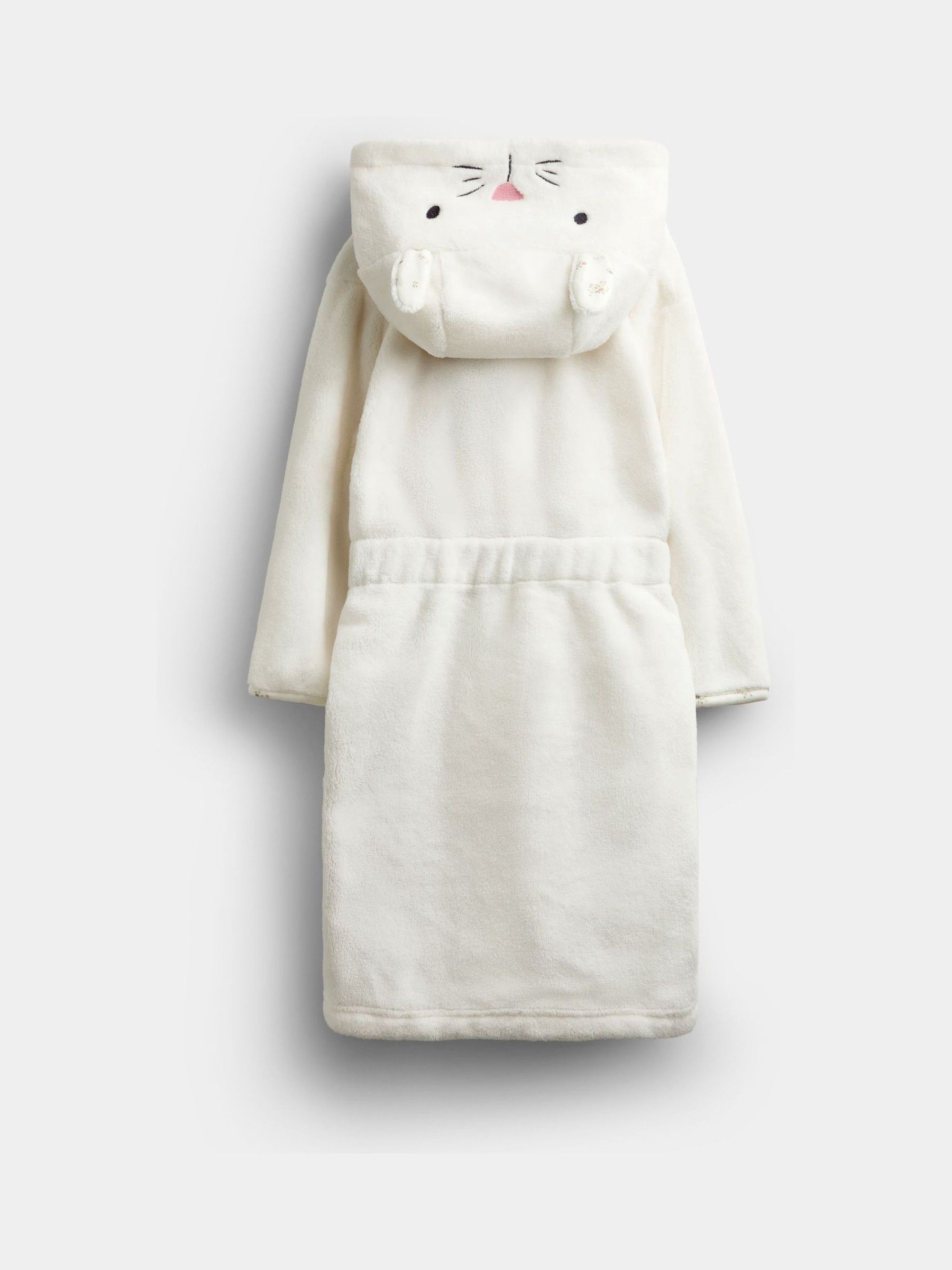 Cream Bunny Fleece Robe - Image 3 of 5