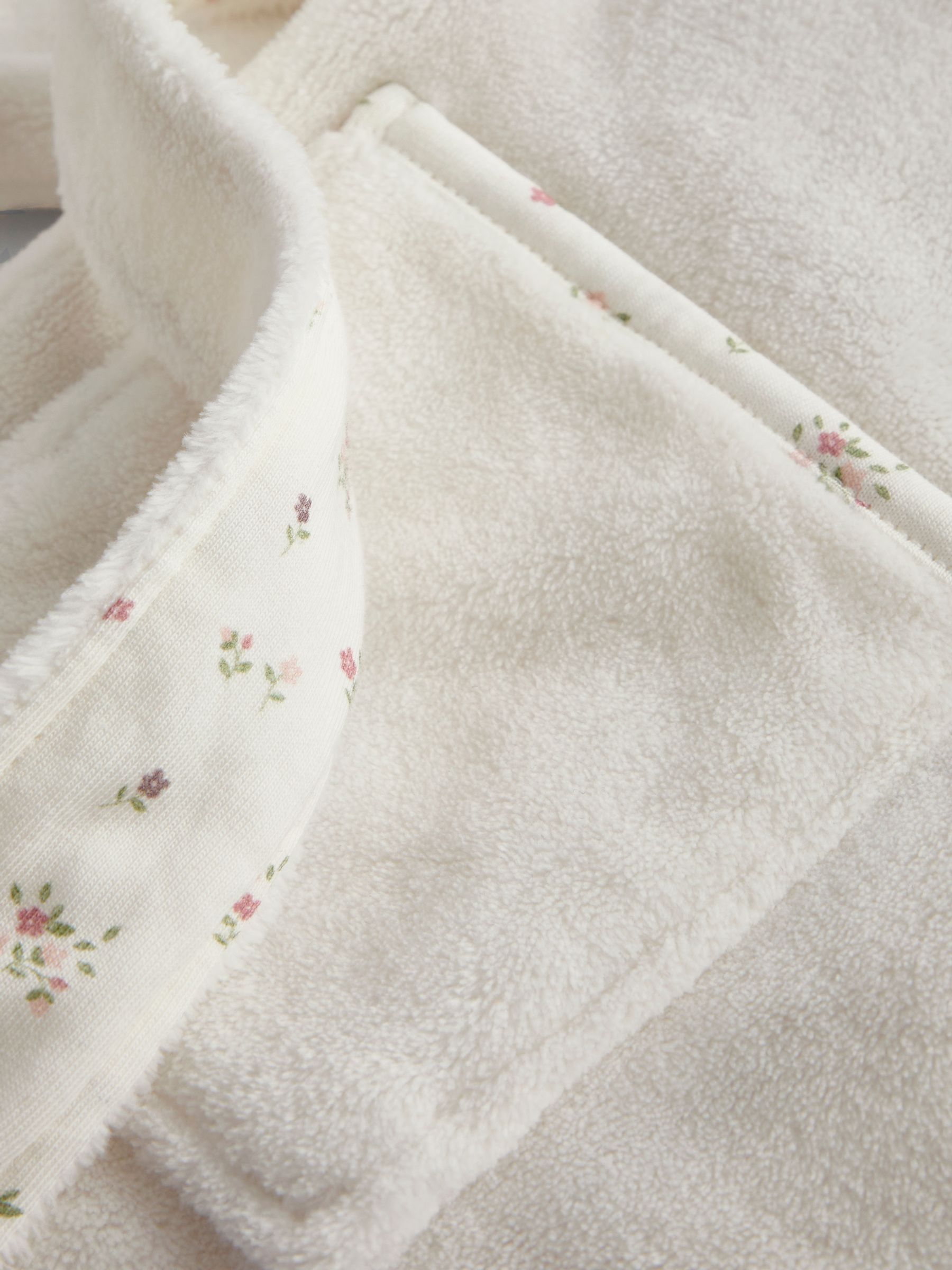 Cream Bunny Fleece Robe - Image 5 of 5