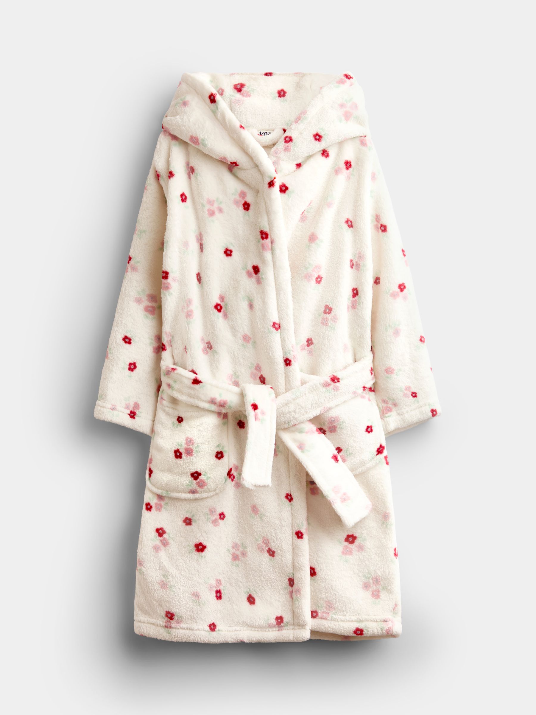 Pink Ditsy Floral Fleece Dressing Gown - Image 1 of 4