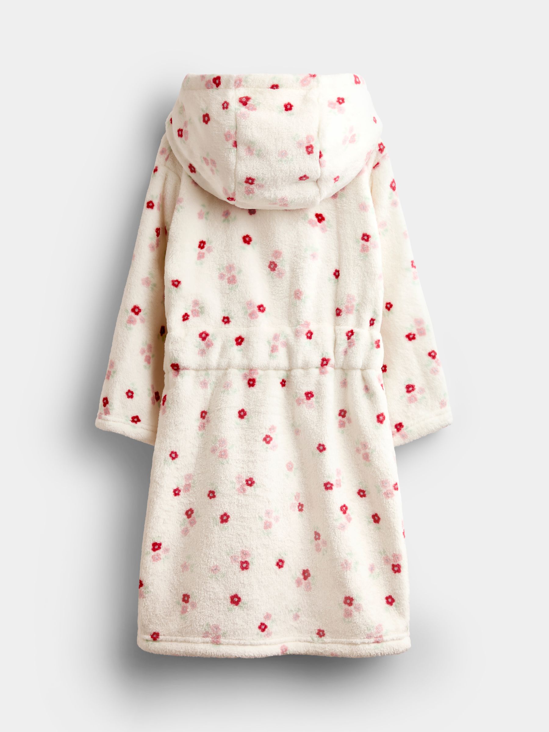 Pink Ditsy Floral Fleece Dressing Gown - Image 2 of 4 Pink Ditsy Floral Fleece Dressing Gown - Image 2 of 4